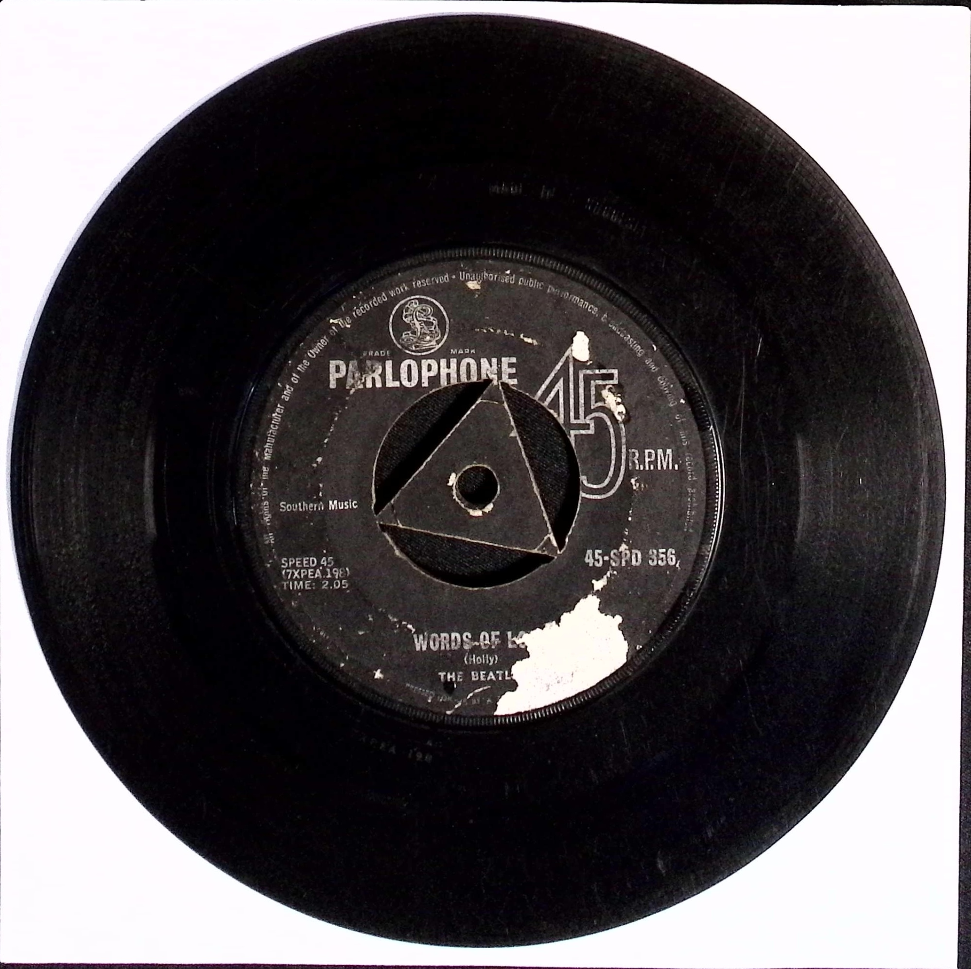 The Beatles - Words of Love / Matchbox (South Rhodesia)