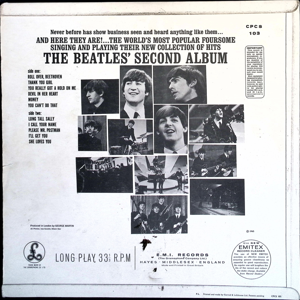 The Beatles - Second Album (Export) (UK)