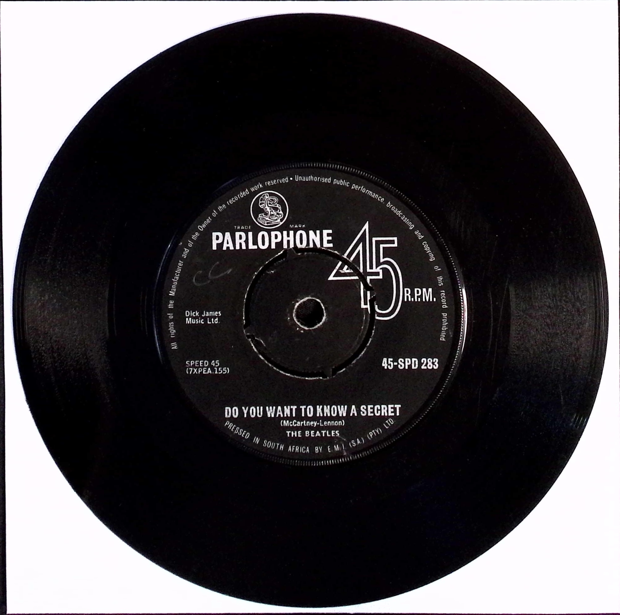 The Beatles - Twist And Shout / Do You Want To Know A Secret (South Africa)