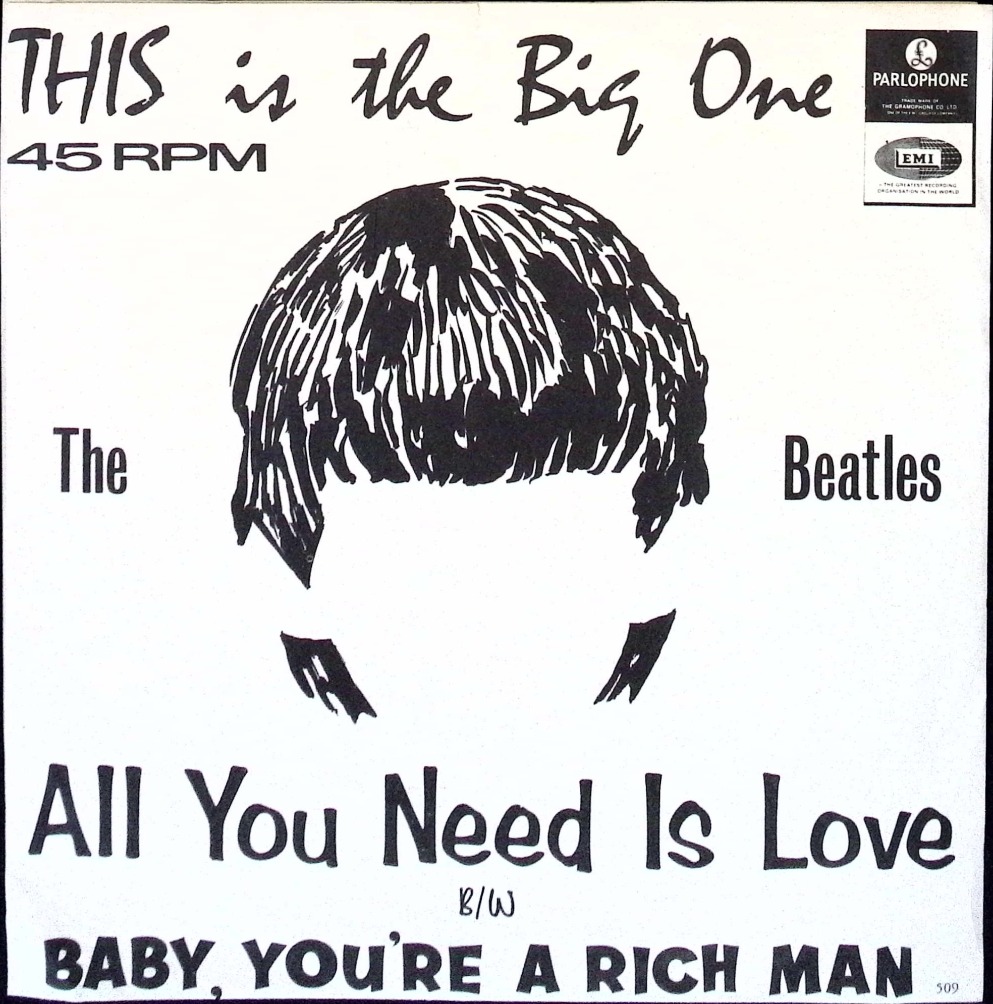The Beatles - All You Need Is Love / Baby You're A Rich Man (South Africa)