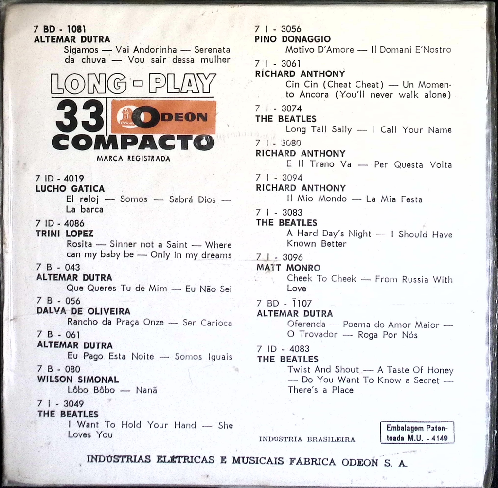 The Beatles - I Feel Fine / If I Fell (Brazil)