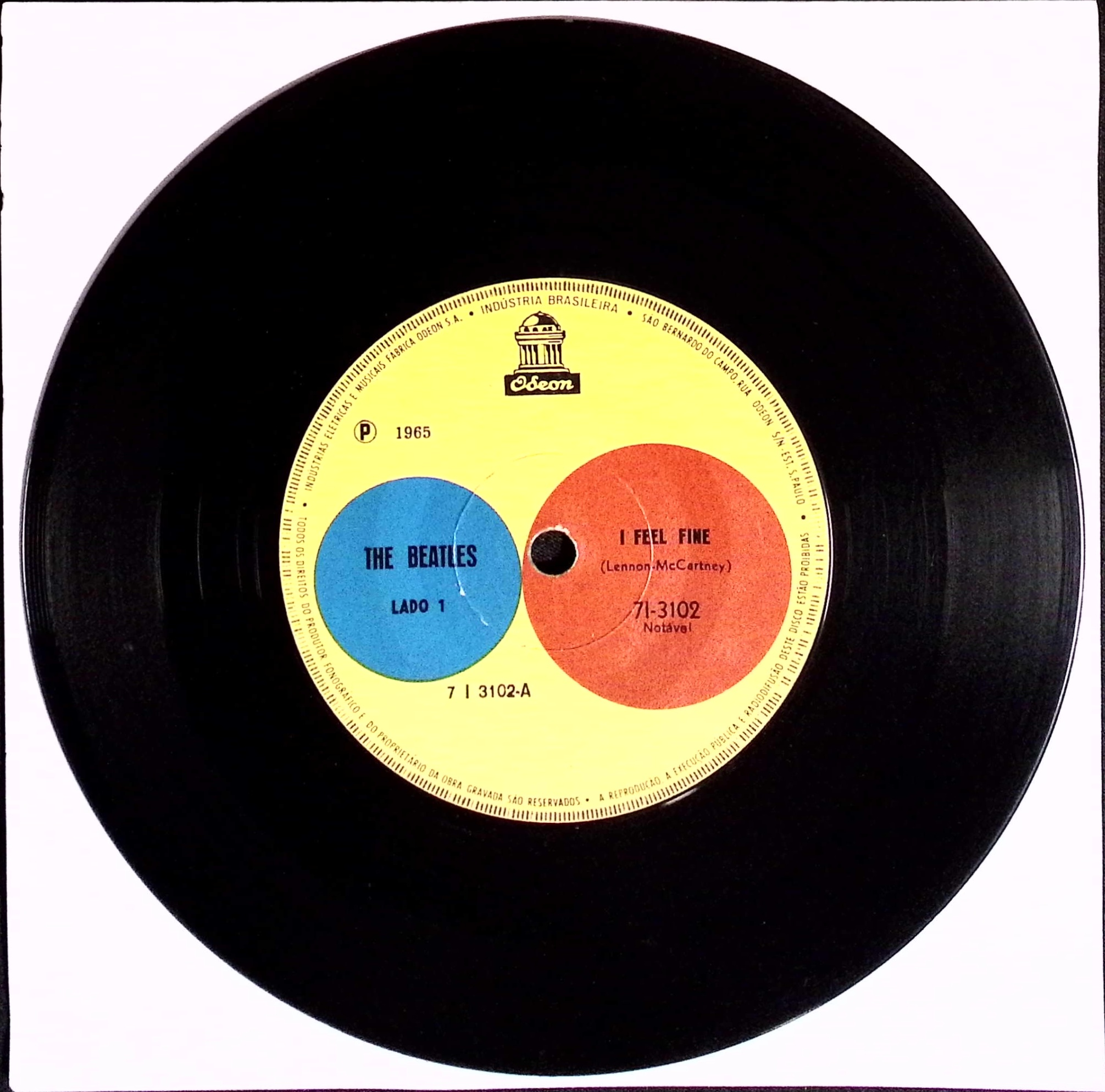 The Beatles - I Feel Fine / If I Fell (Brazil)