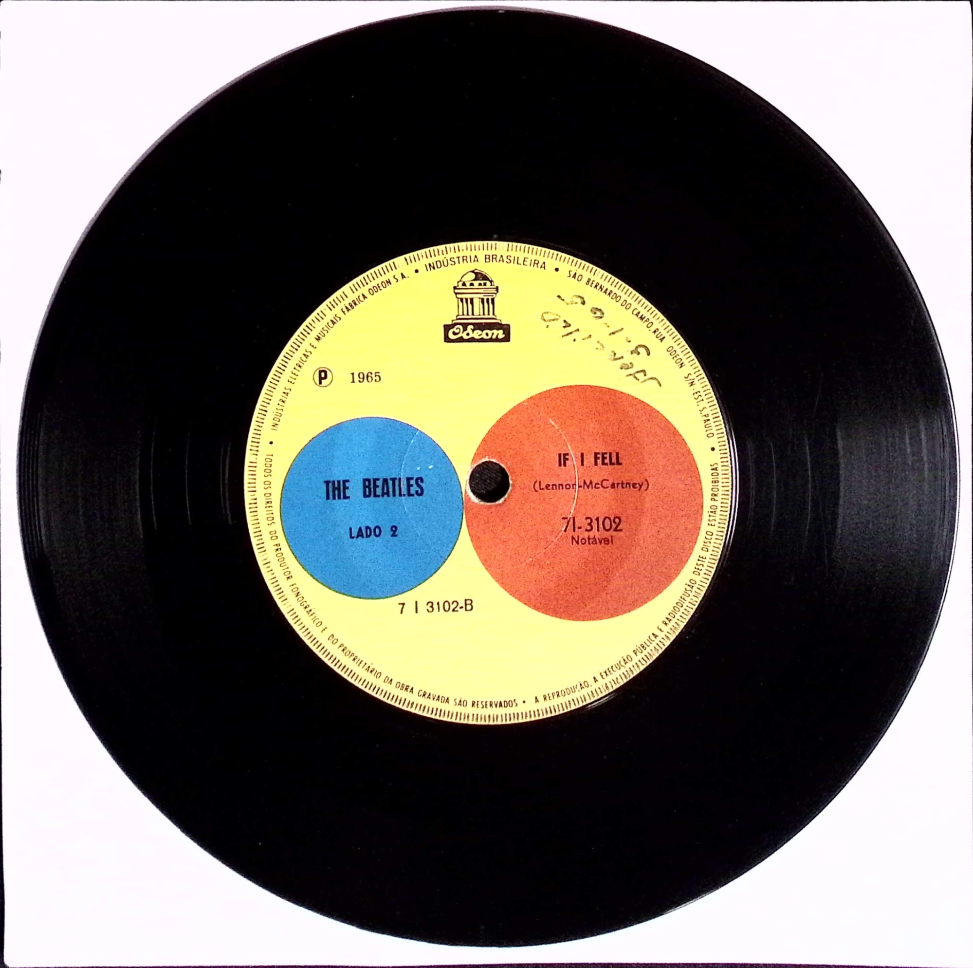 The Beatles - I Feel Fine / If I Fell (Brazil)