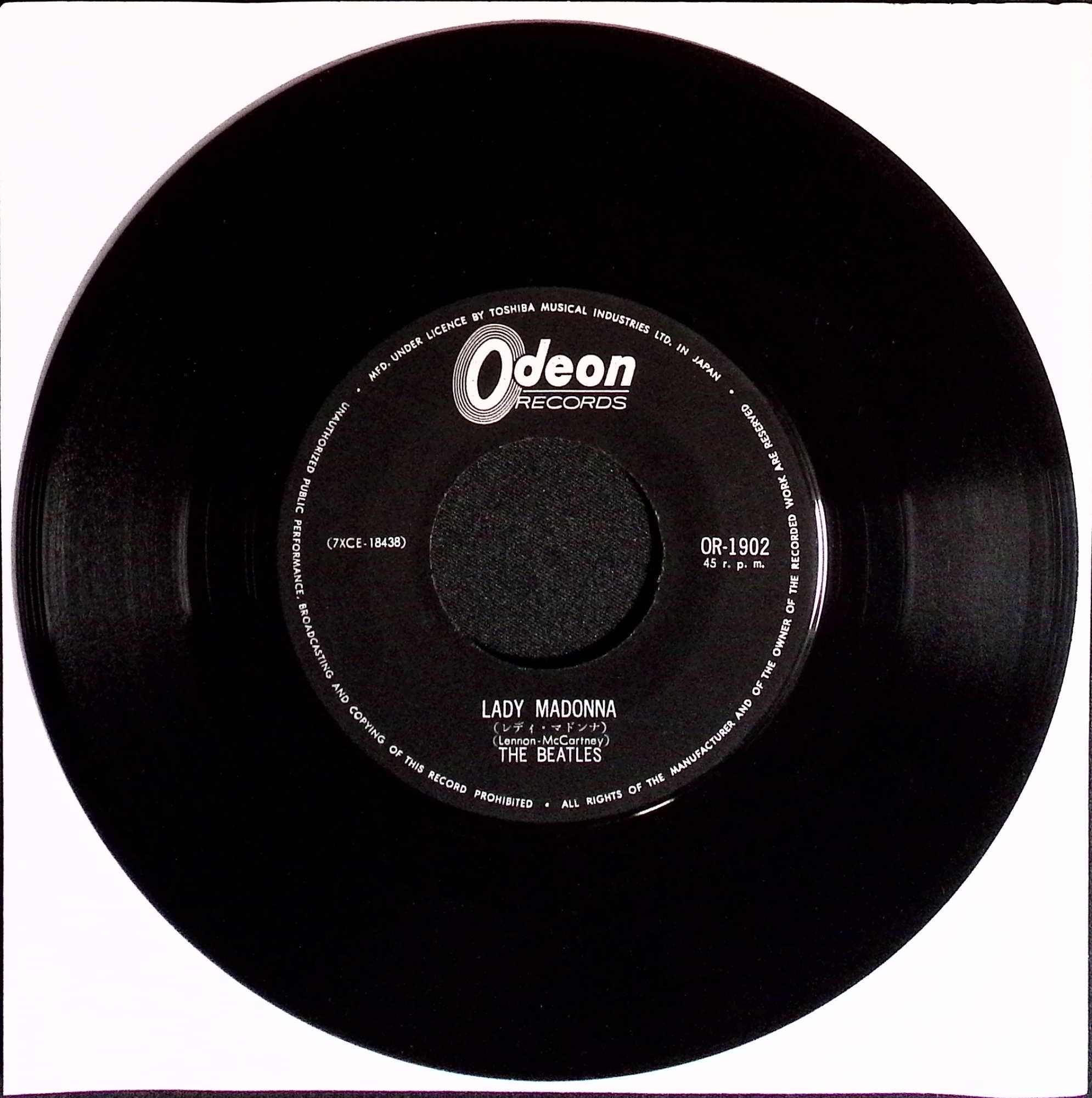 The Beatles - Lady Madonna / The Inner Light (Japan)