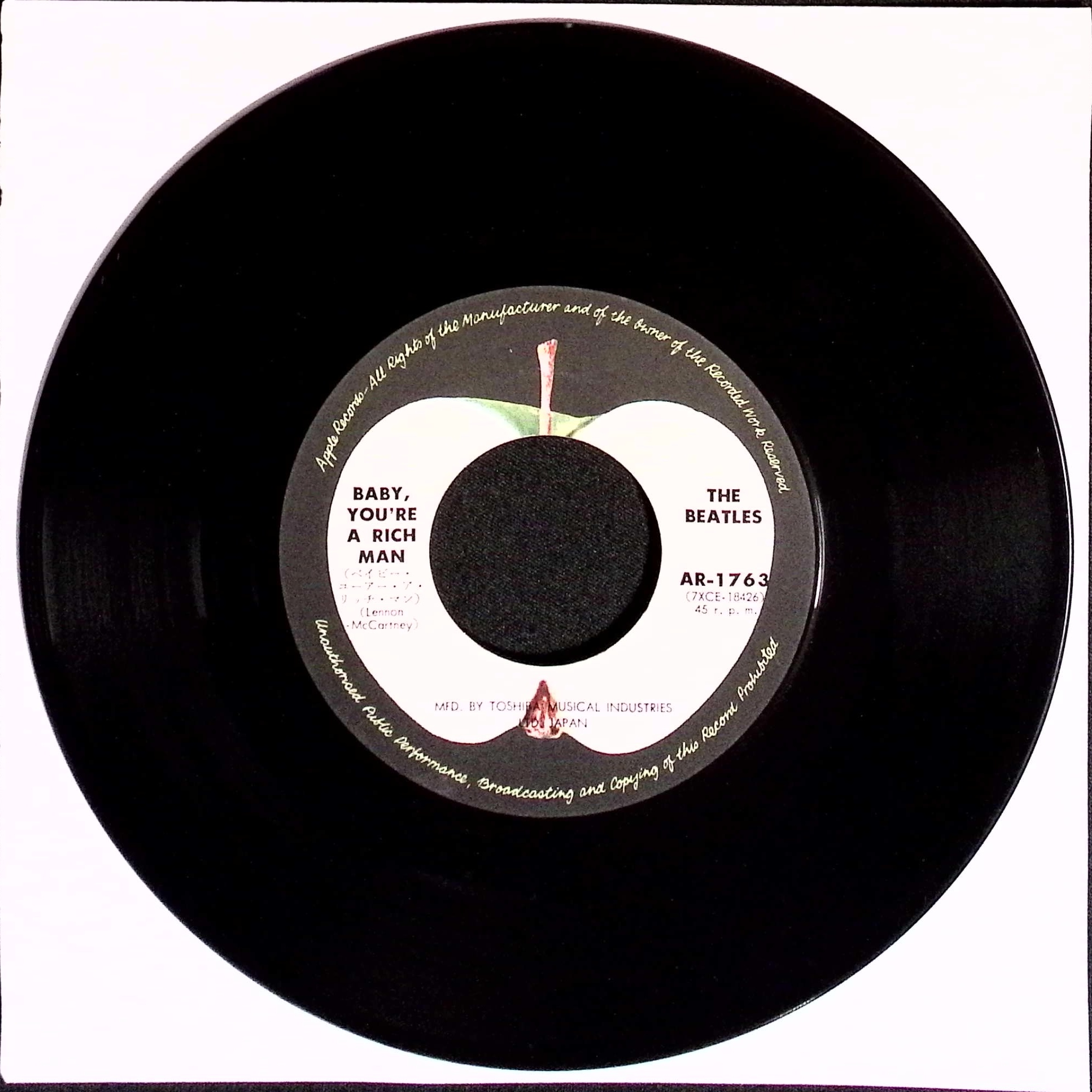 The Beatles - All You Need Is Love / Baby You're A Rich Man (Japan)