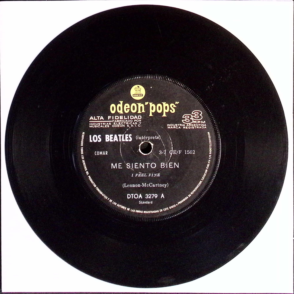The Beatles - Me Siento Bien (Argentina)
