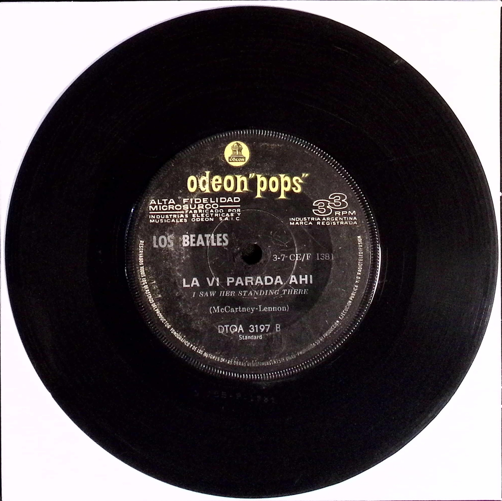 The Beatles - Twist Y Gritos / La Vi Parada Ahi (Argentina)