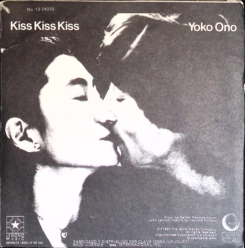 John Lennon - Just Like Starting Over / Kiss Kiss Kiss (Uruguay)