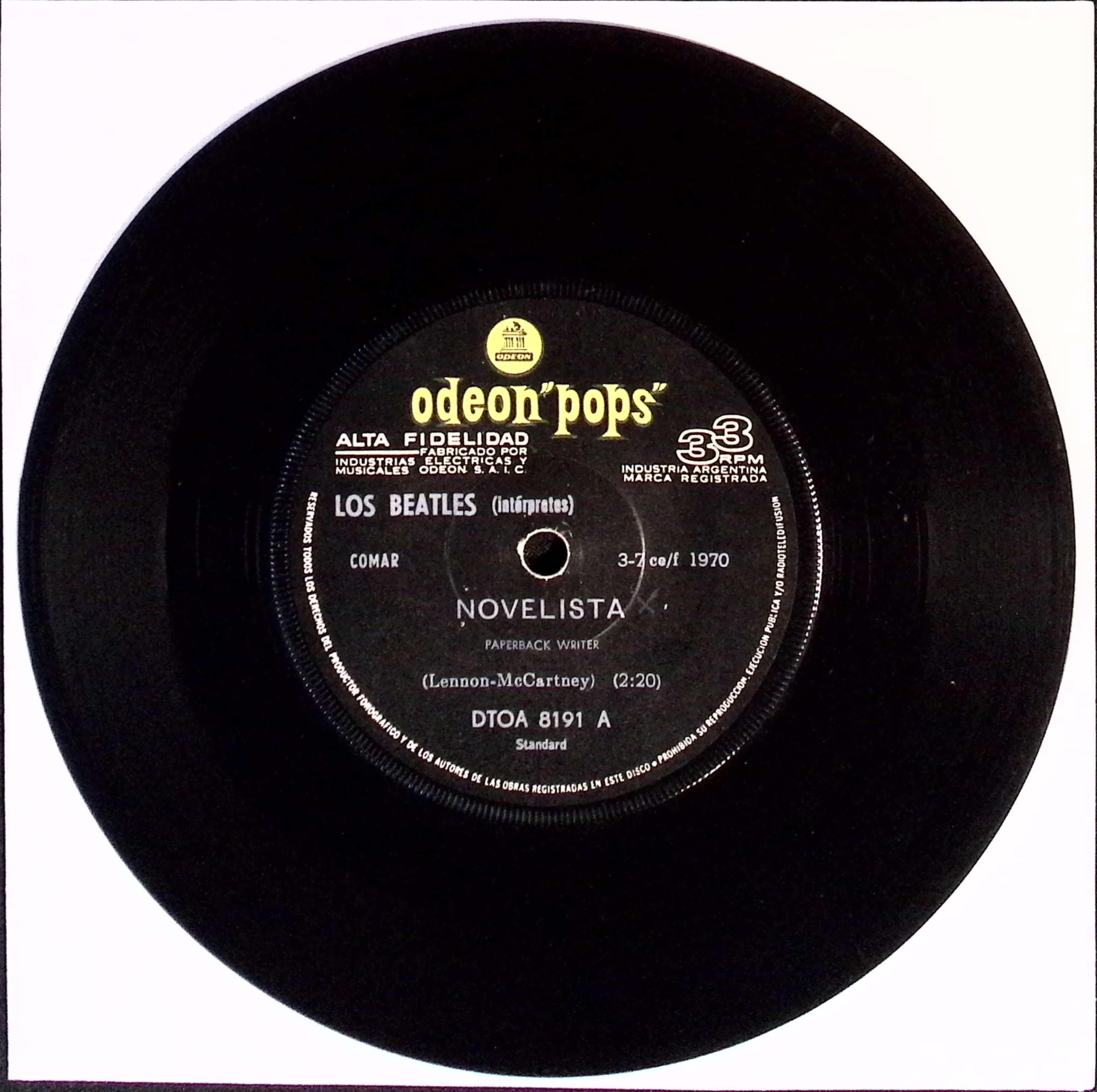 The Beatles - Novelista (Argentina)