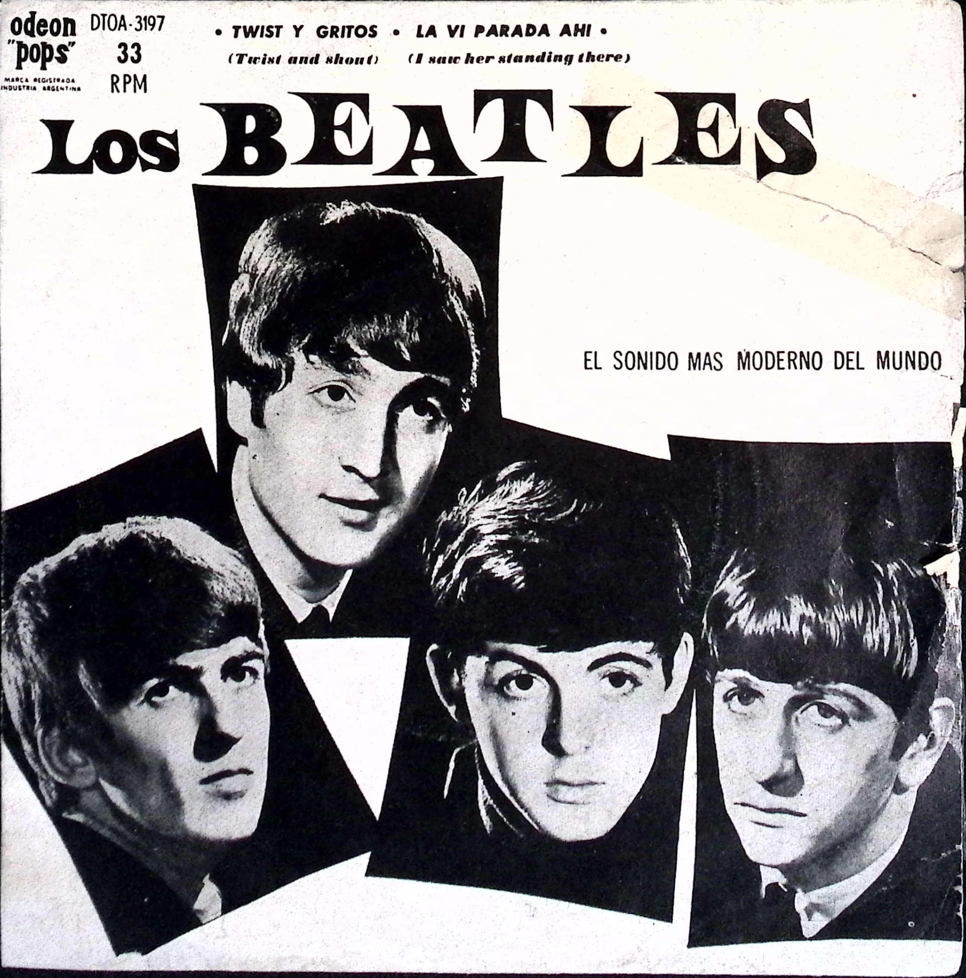 The Beatles - Twist y Gritos / La Vi Parada Ahi (Argentina)