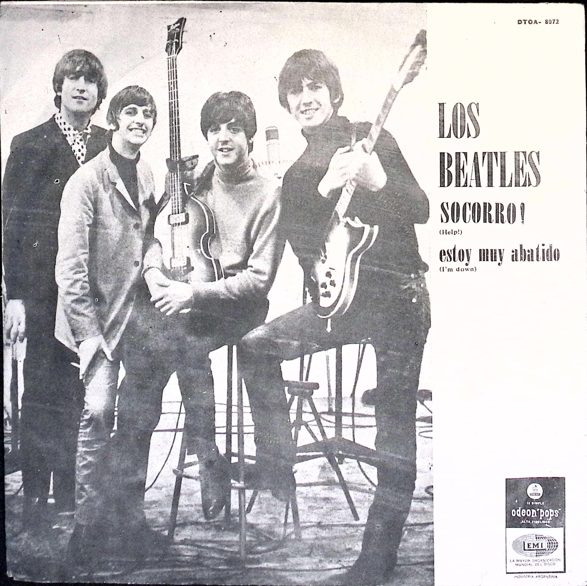 The Beatles - Socorro / Estoy Muy Abatido (Help!/I’m Down) (Argentina)