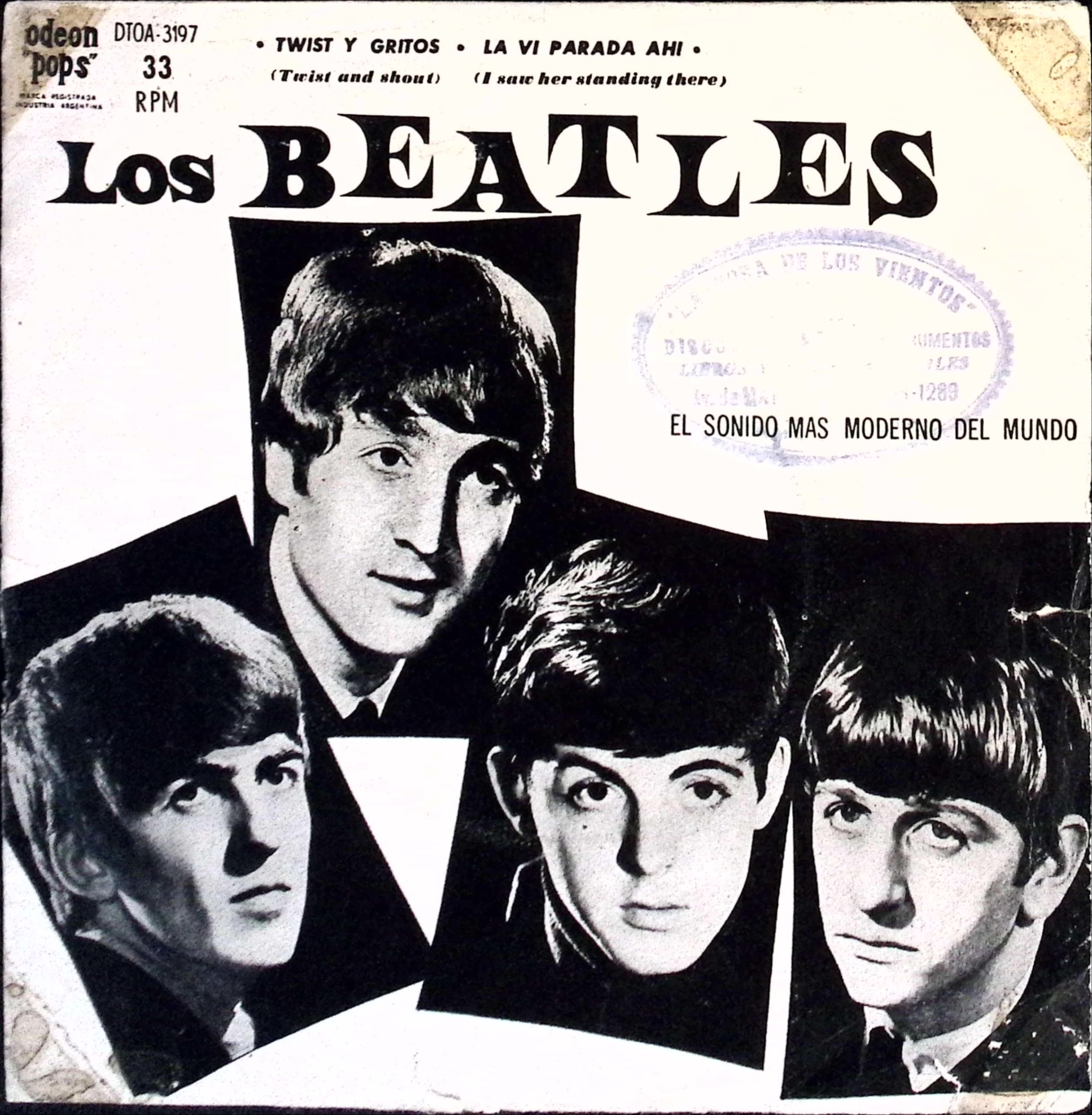 The Beatles - Twist y Gritos / La Vi Parada Ahi (Argentina)