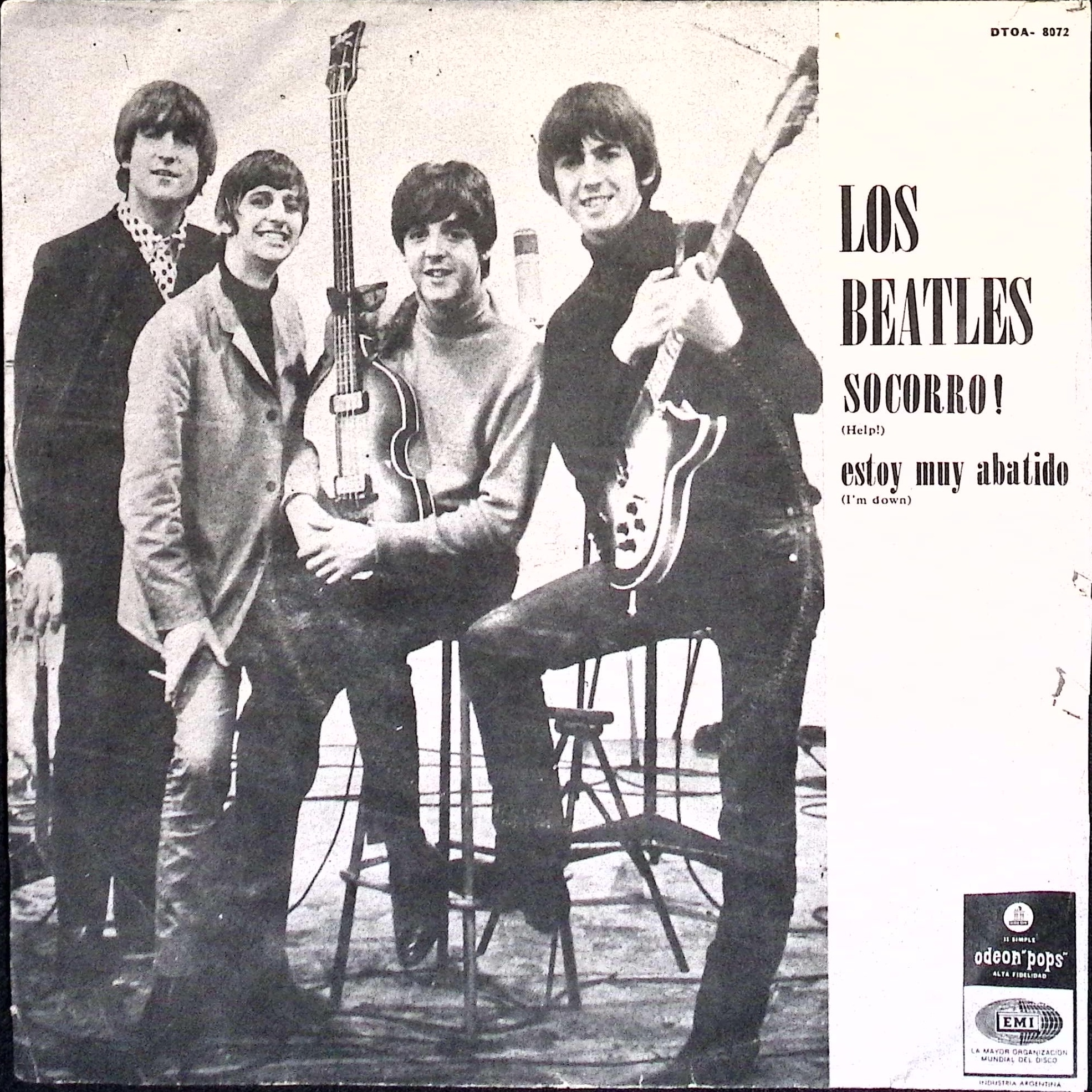 The Beatles - Socorro / Estoy Muy Abatido (Help!/I’m Down) (Argentina)