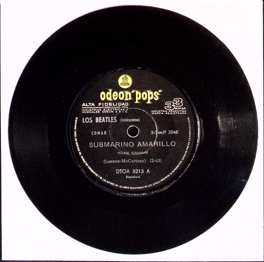 The Beatles - Submarino Amarillo / Eleanor Rigby (Argentina)