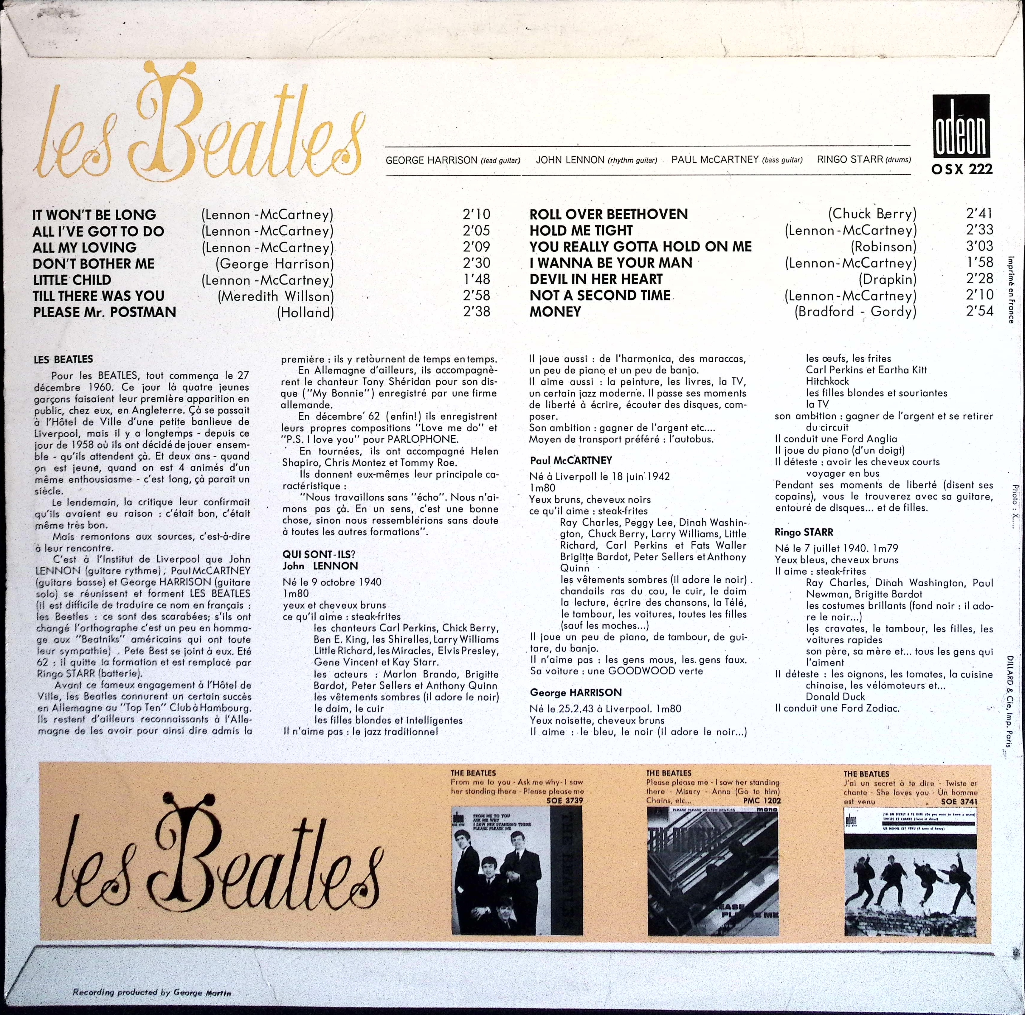 The Beatles - Les Beatles (France)