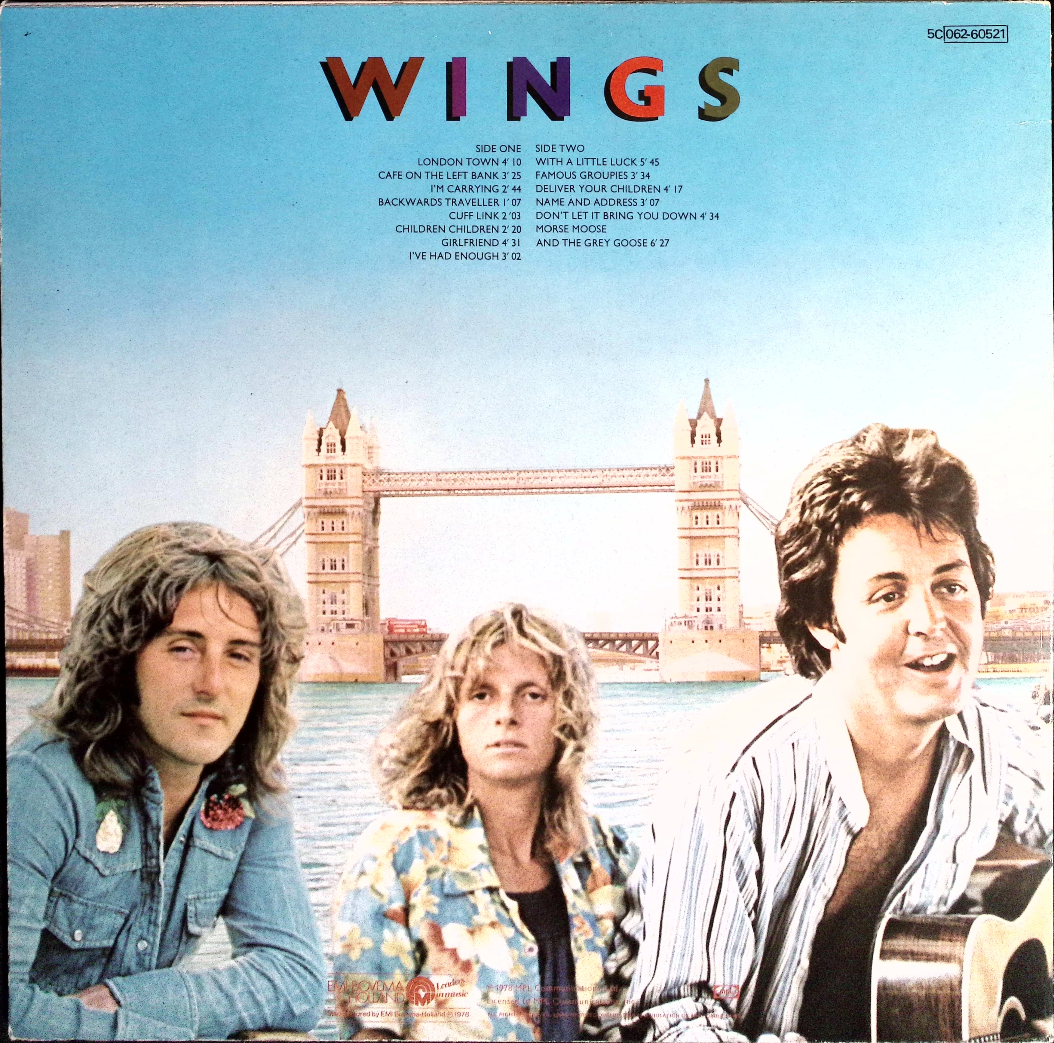 Wings - London Town (Netherlands)