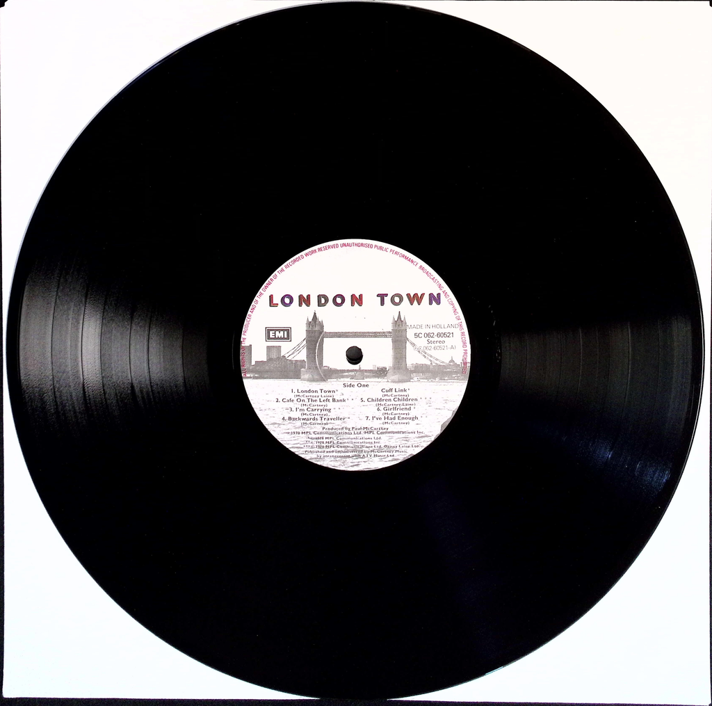 Wings - London Town (Netherlands)