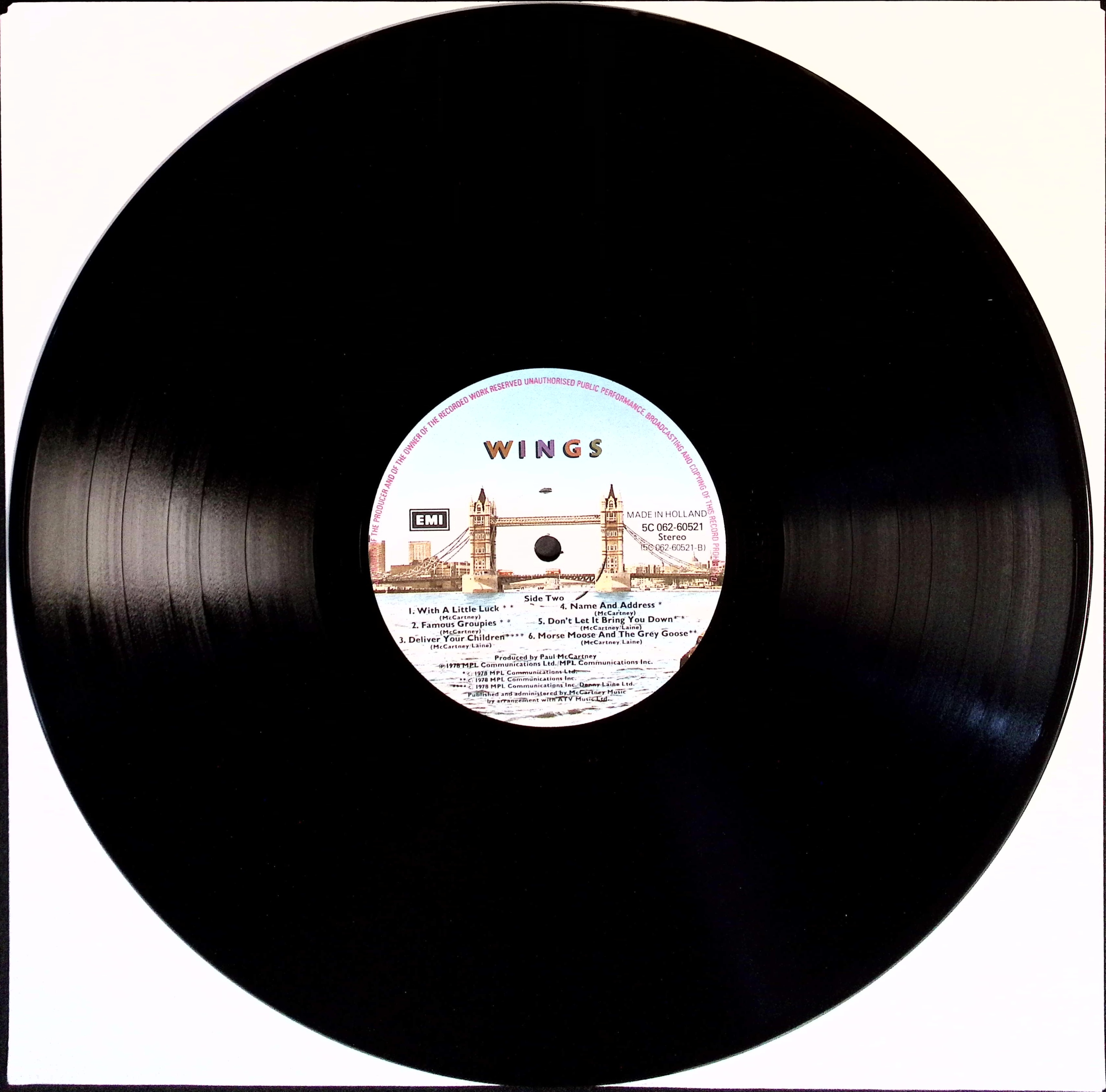 Wings - London Town (Netherlands)