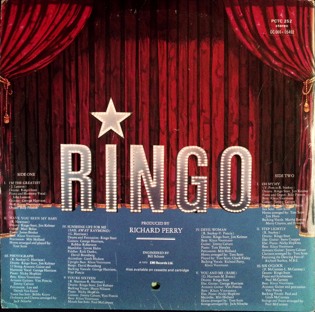 Ringo Starr - Ringo (UK)