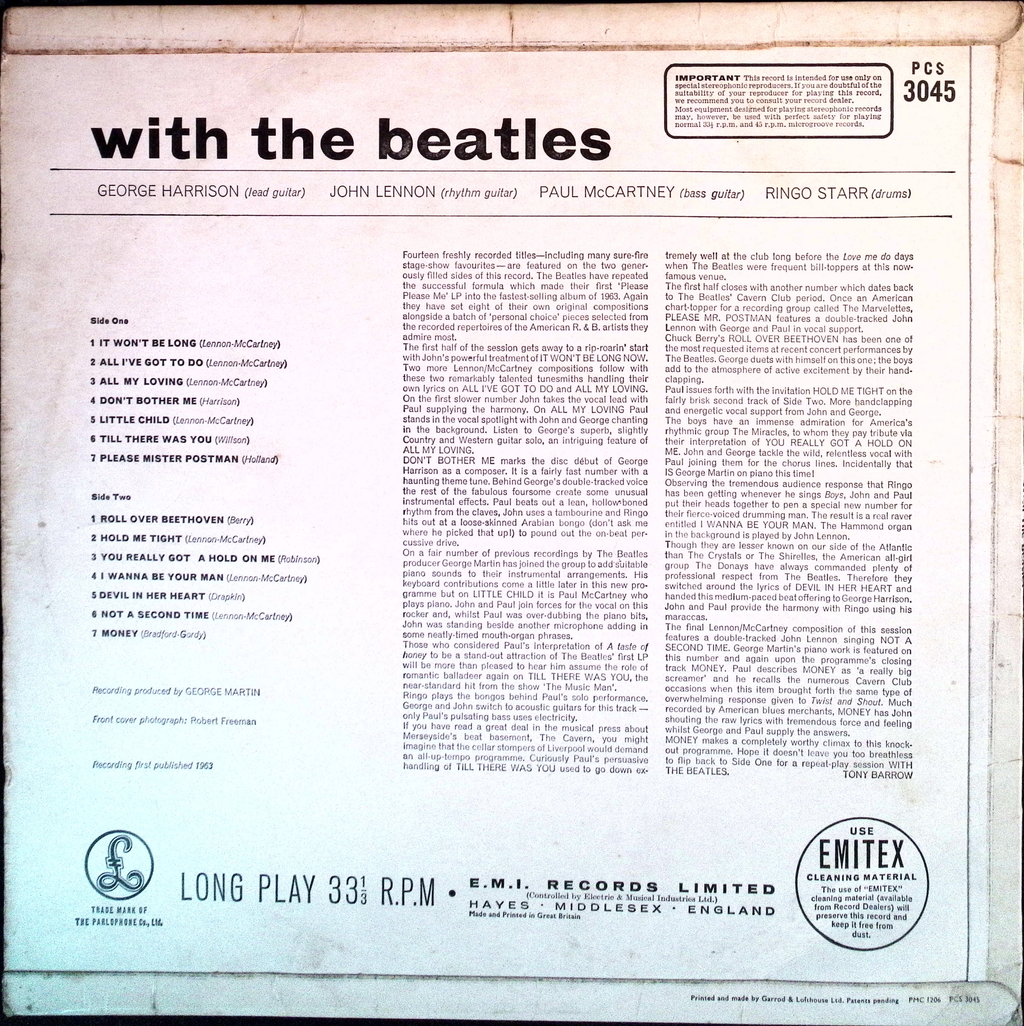 The Beatles - With The Beatles (UK)