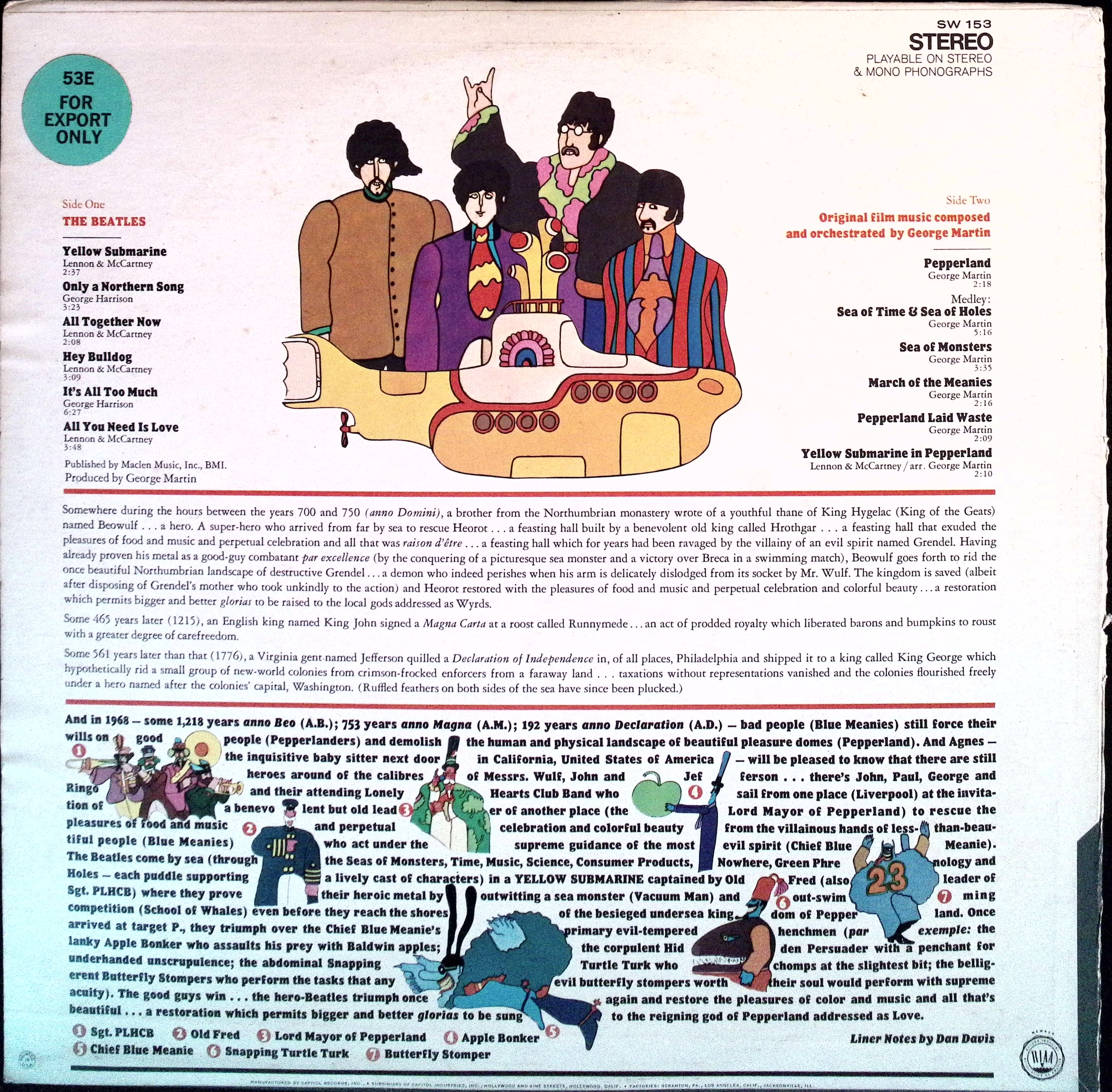 The Beatles - Yellow Submarine (USA)