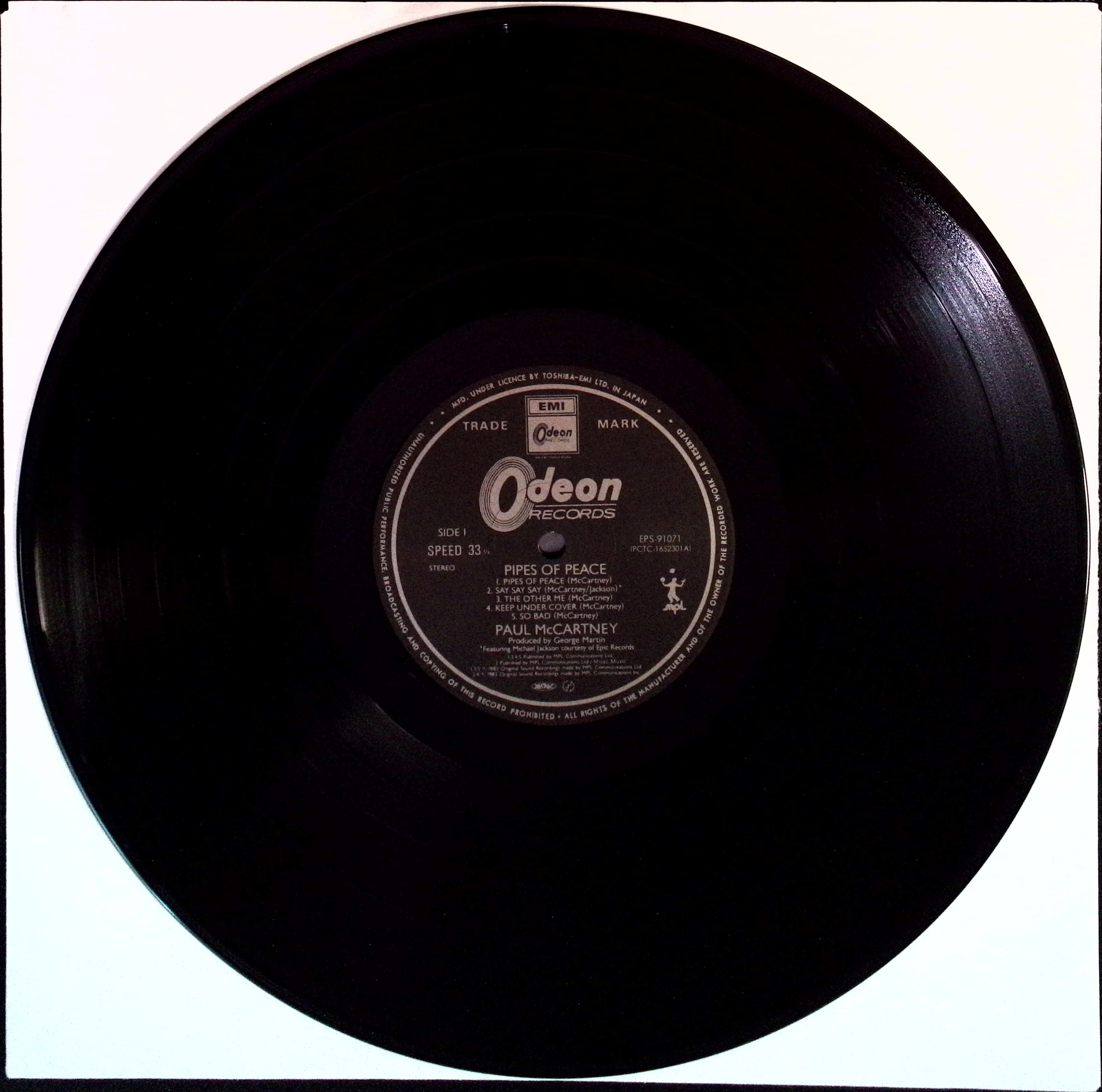 Paul Mccartney - Pipes of Peace (Japan)