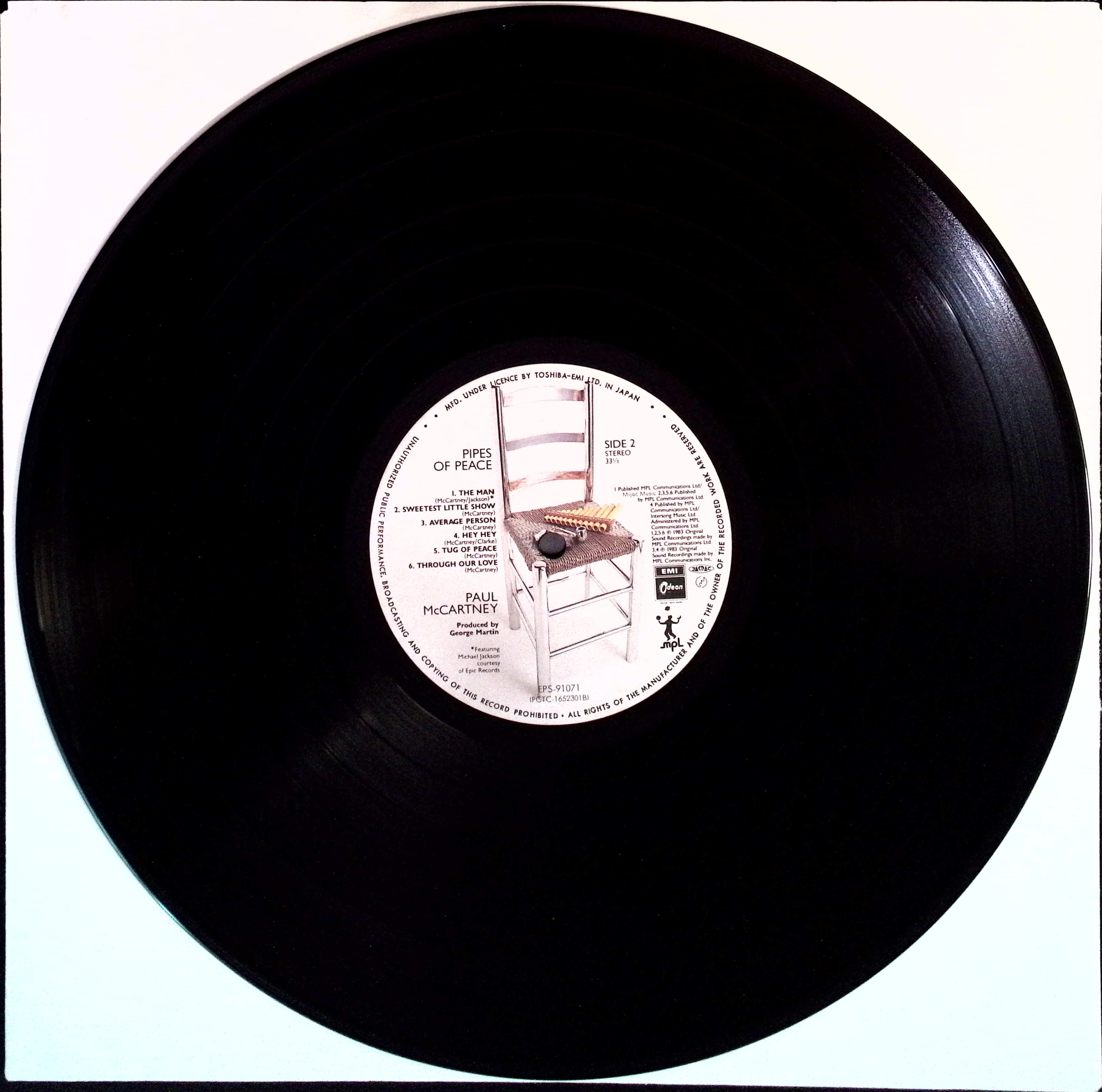 Paul Mccartney - Pipes of Peace (Japan)