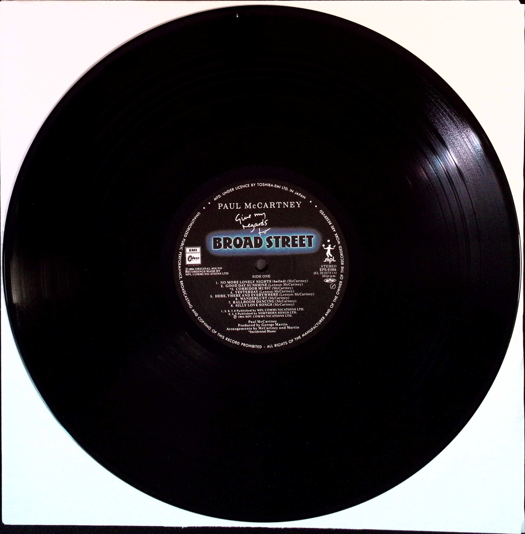 Paul Mccartney - Give My Regards To Broad Street (Japan)