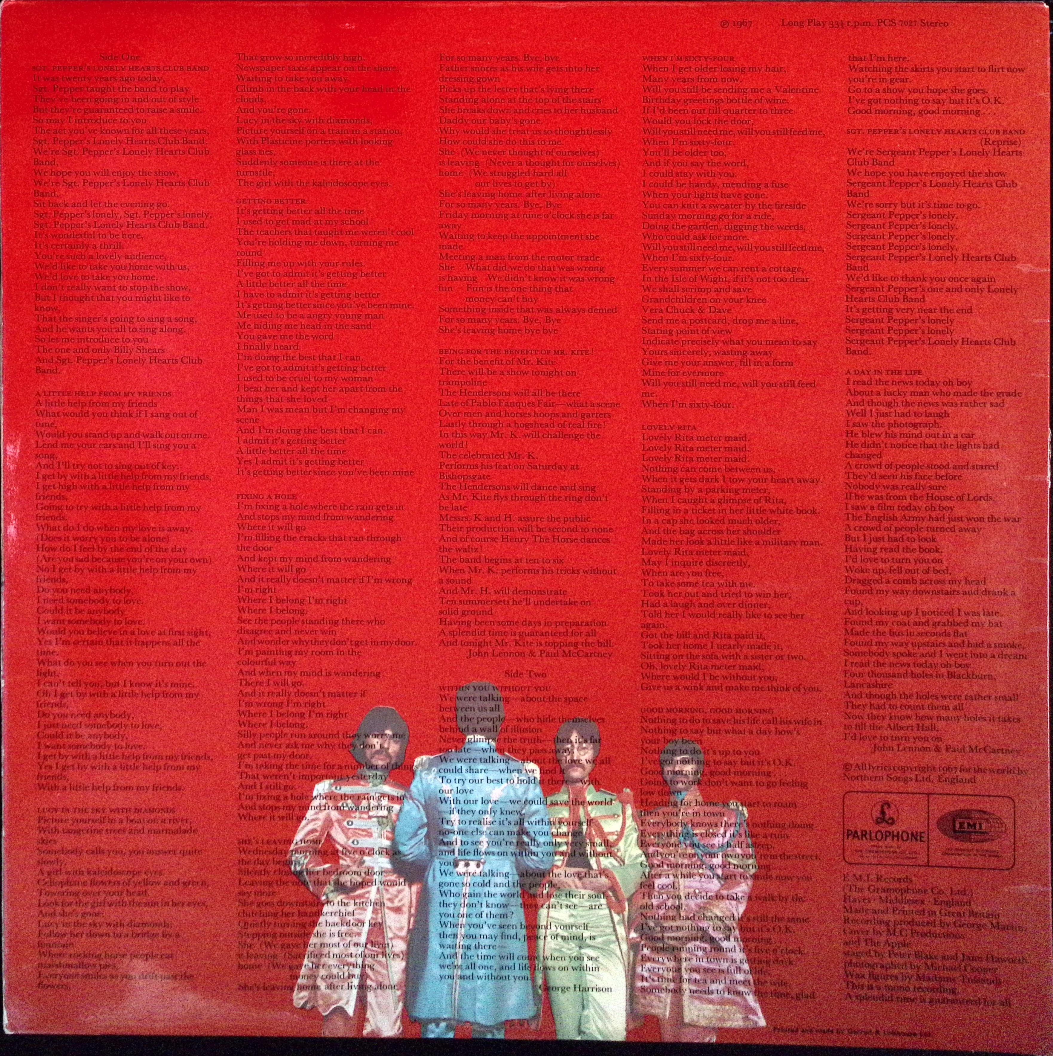 The Beatles - Sgt Pepper's Lonely Hearts Club Band (UK)