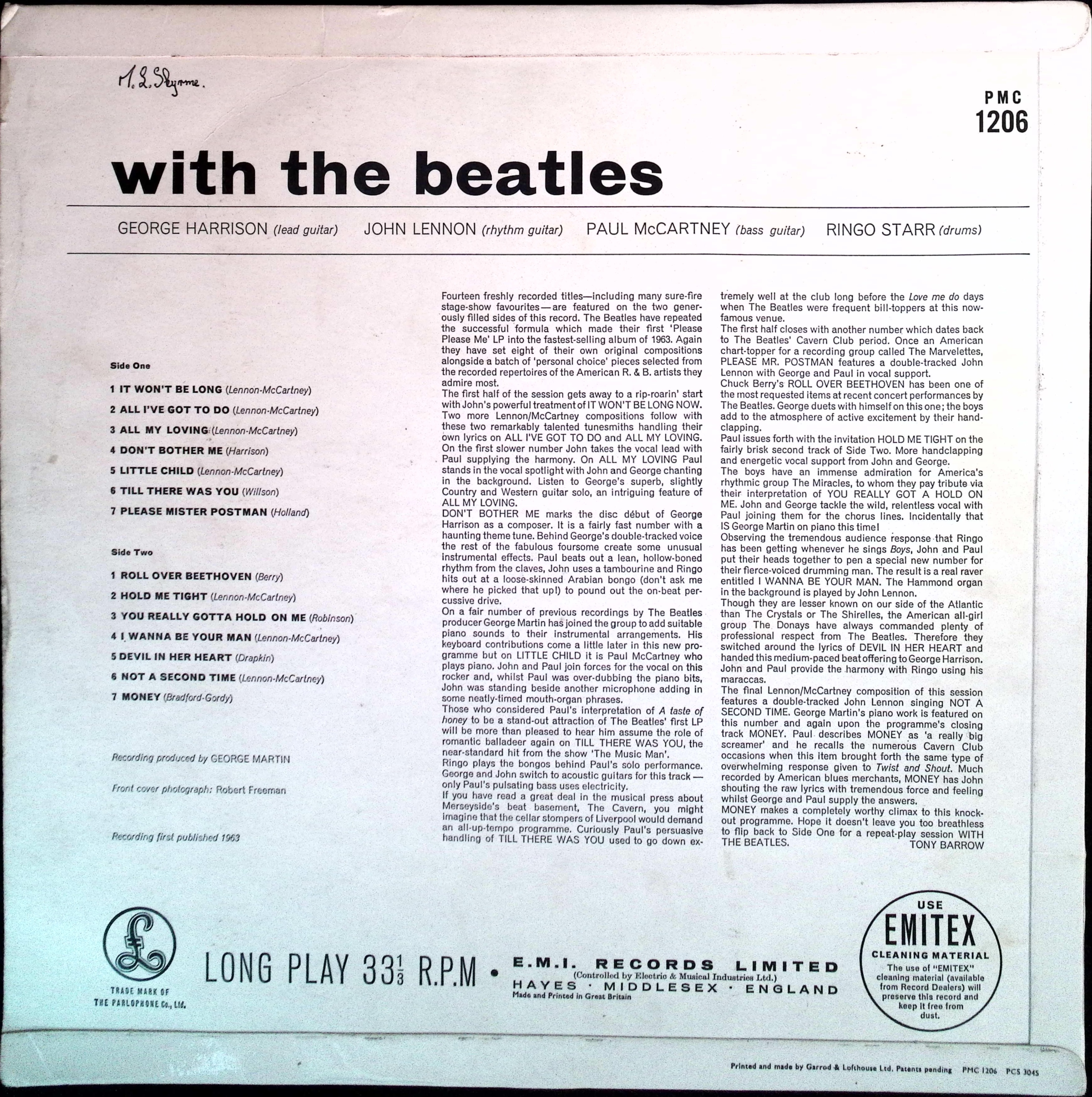 The Beatles - With The Beatles (UK)