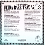 The Beatles - Ultra Rare Trax Volume. 3 (Luxembourg)
