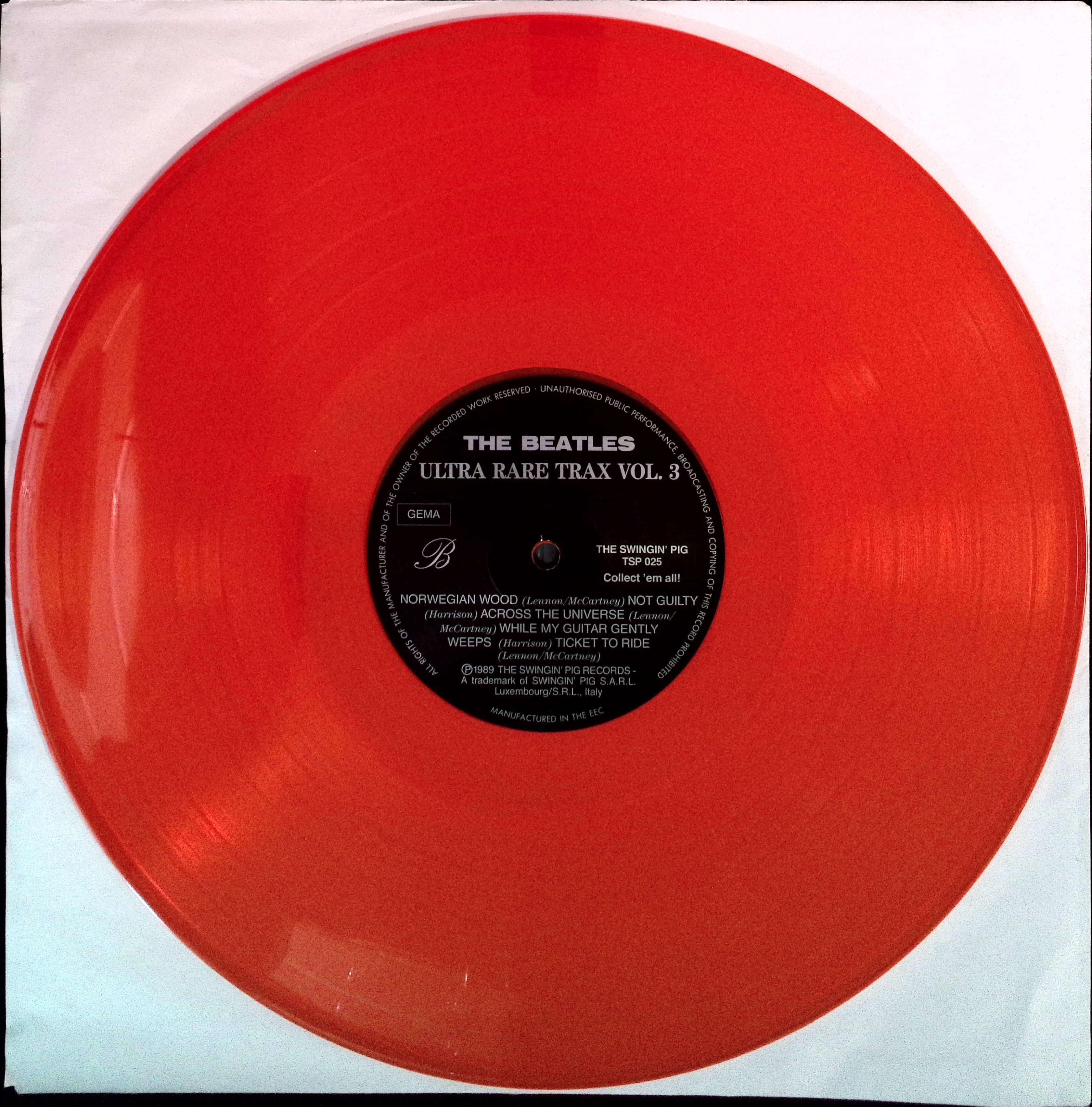 The Beatles - Ultra Rare Trax Volume. 3 (Luxembourg)