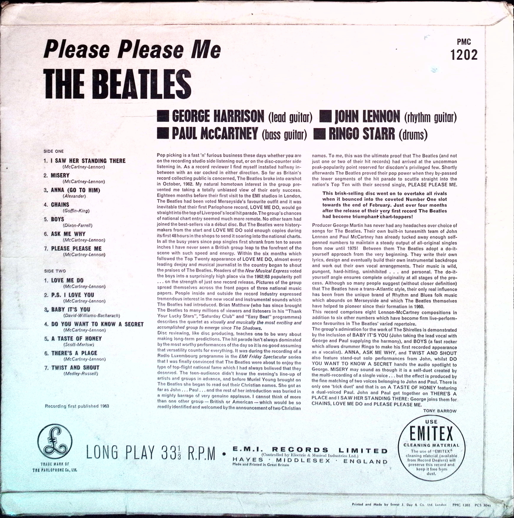 The Beatles - Please Please me (UK)