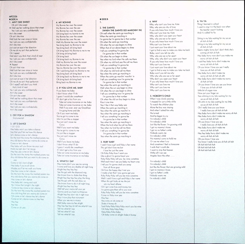 The Beatles - In The Beginning (1961) (Japan)