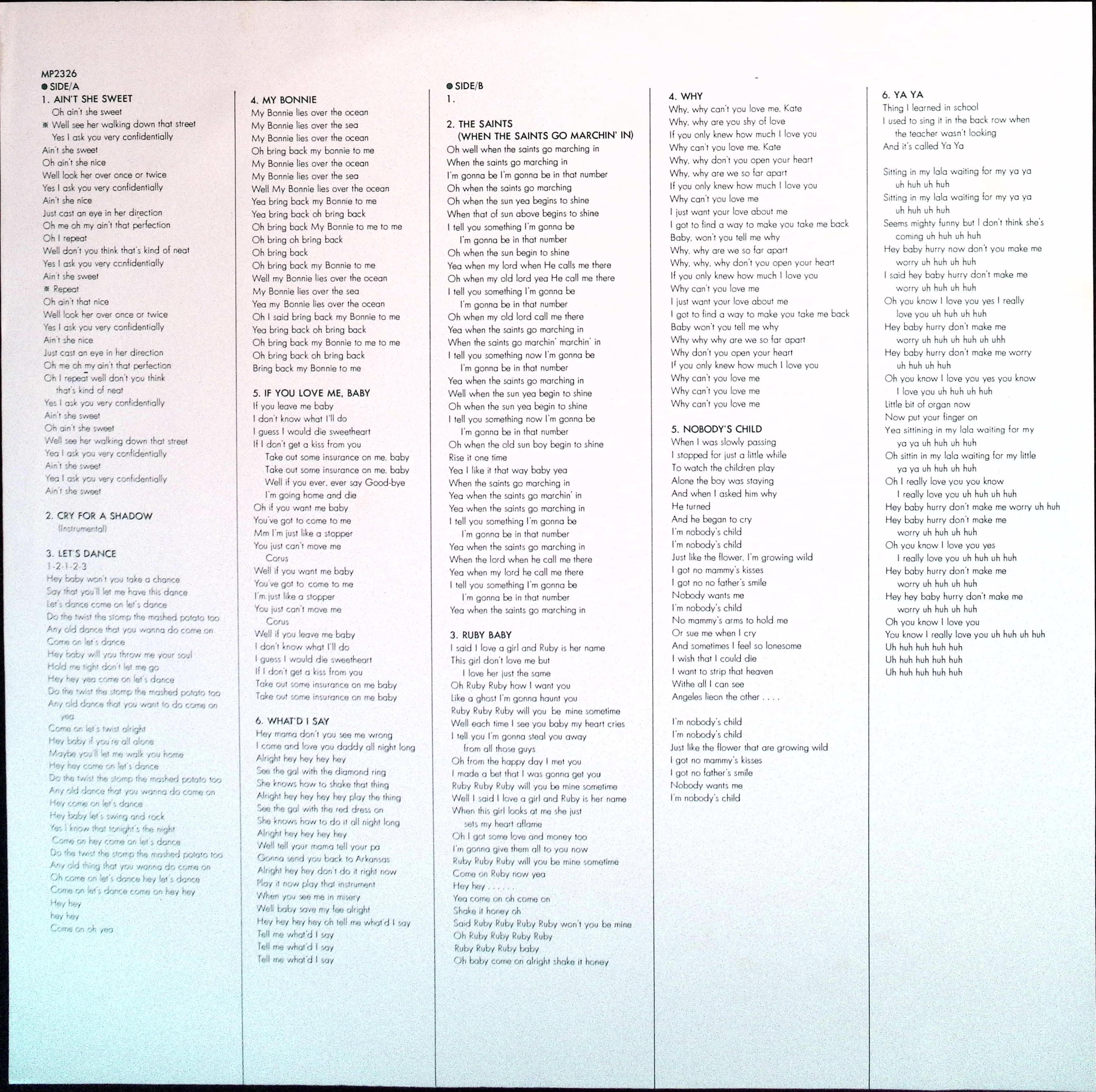 The Beatles - In The Beginning (1961) (Japan)