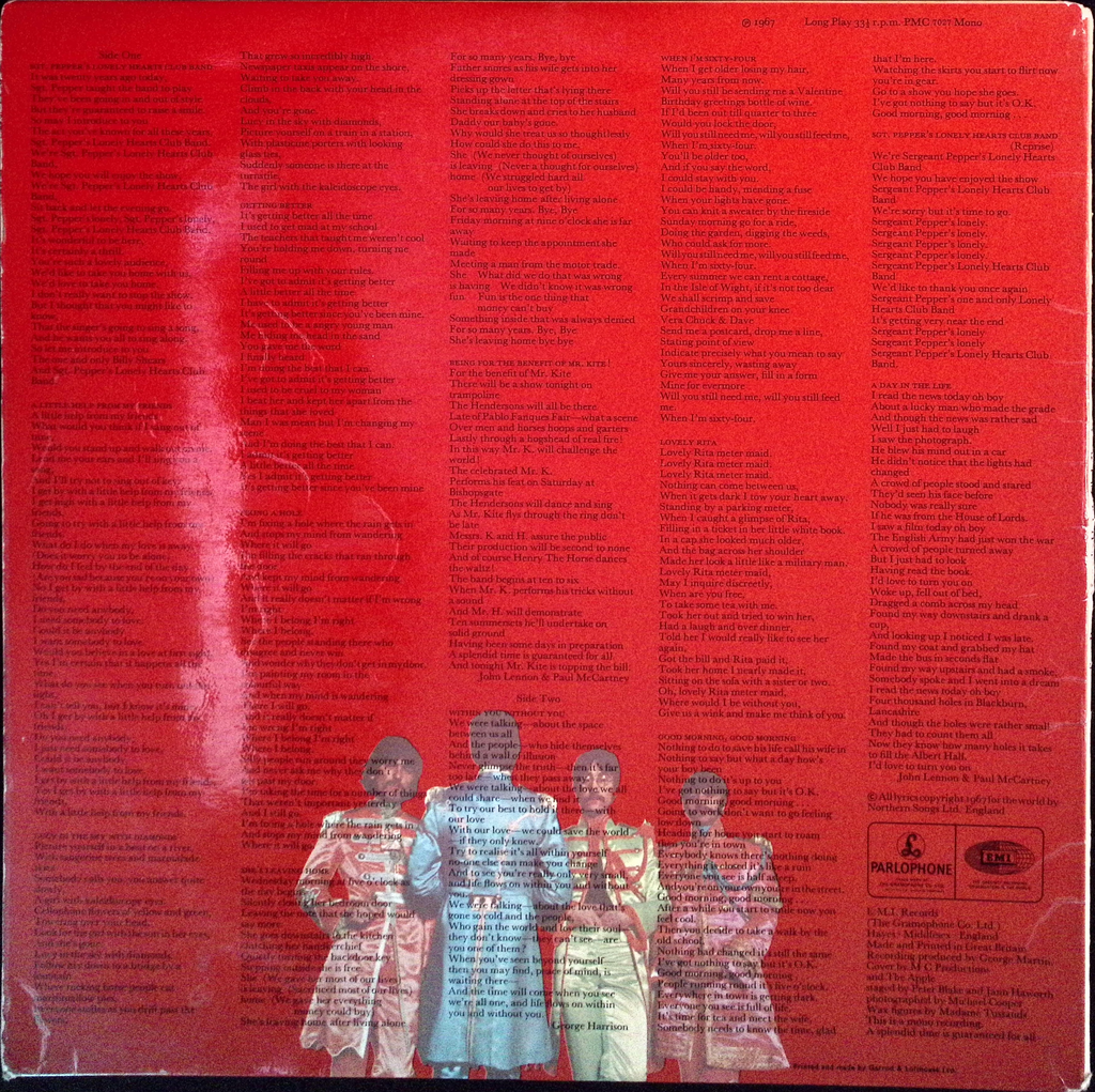 The Beatles  - Sgt. Pepper's Lonely Hearts Club Band (UK)