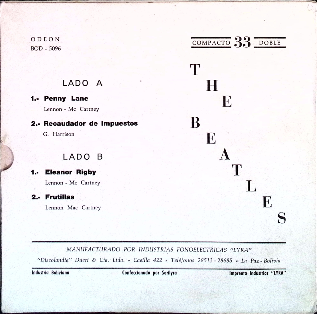 The Beatles - Penny lane (Bolivia)