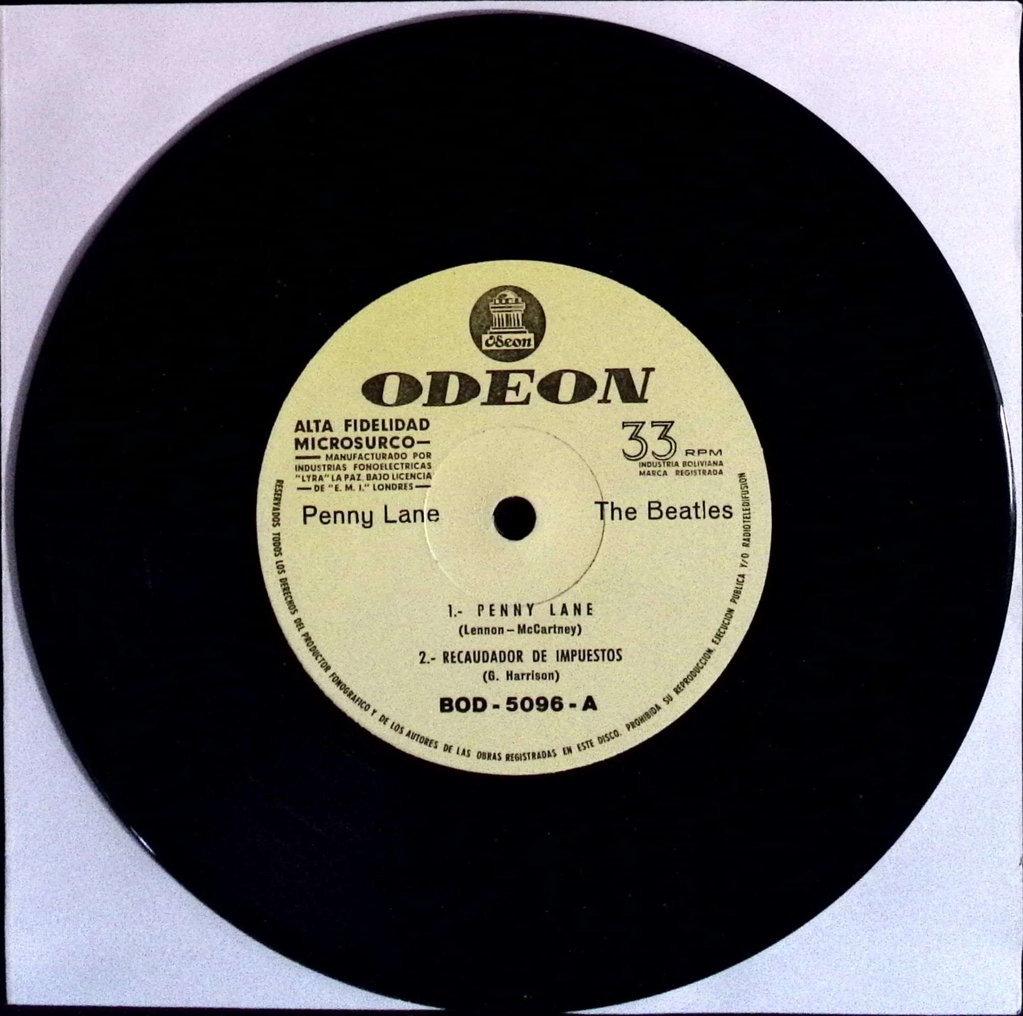 The Beatles - Penny lane (Bolivia)