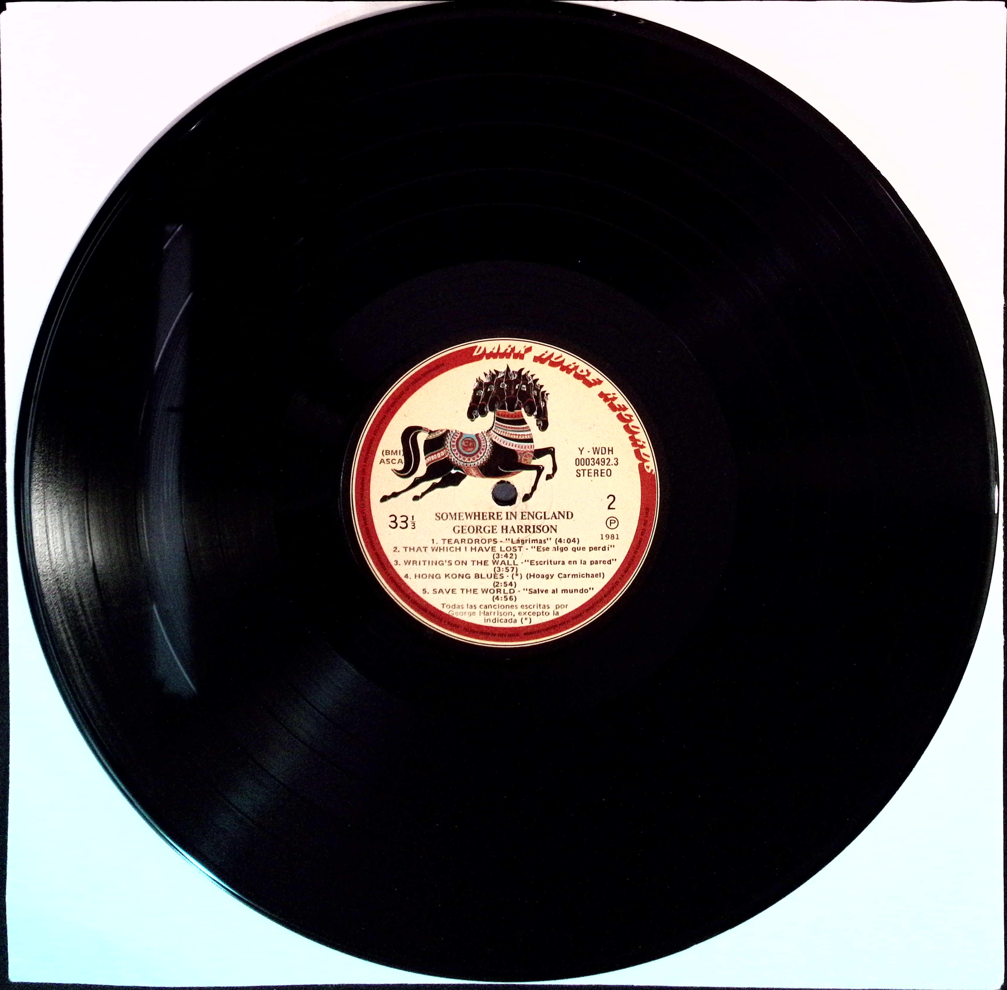 George Harrison - Somewhere In England (Peru)