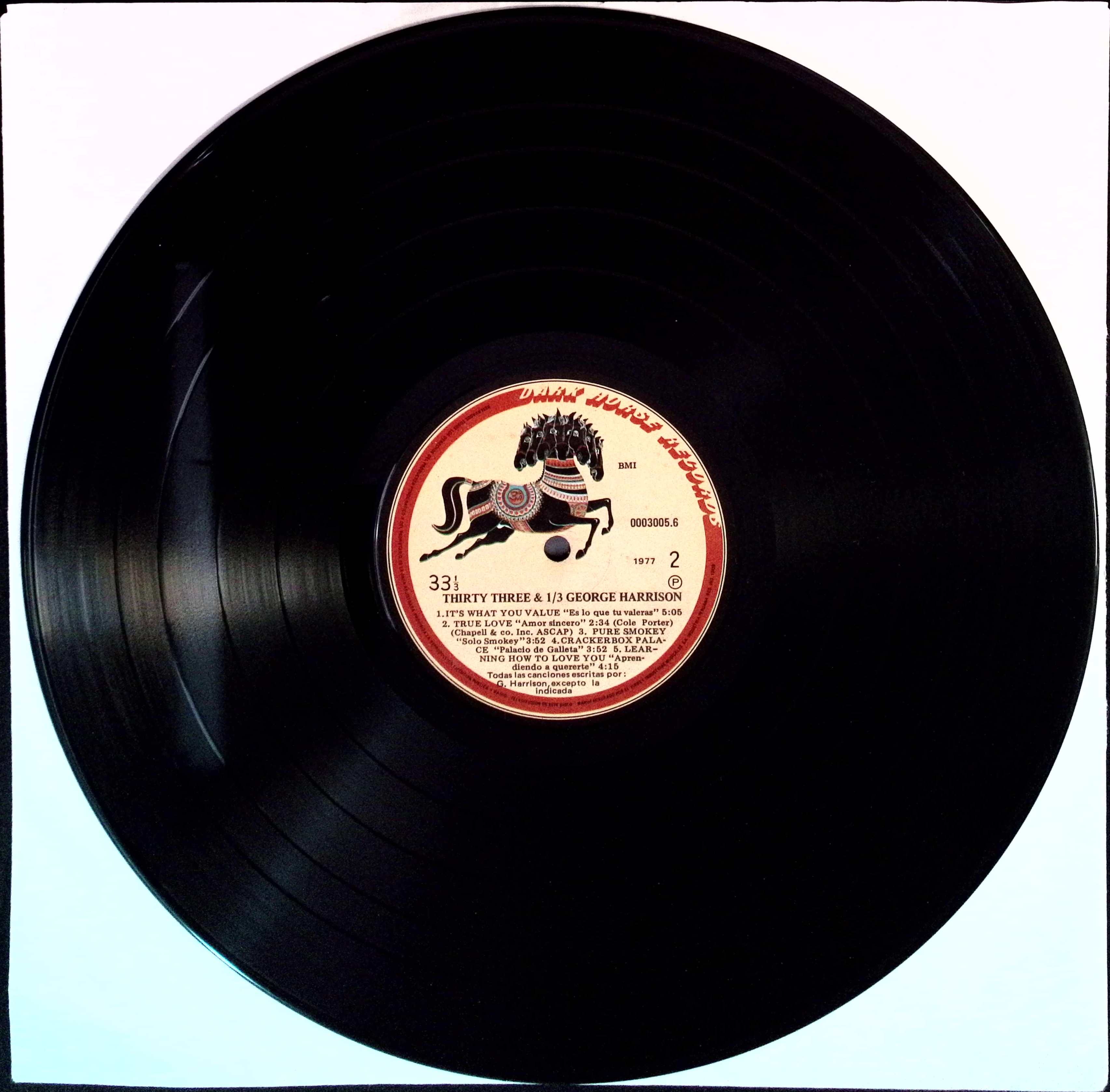 George Harrison - Thirty Three & 1/3 (Peru)