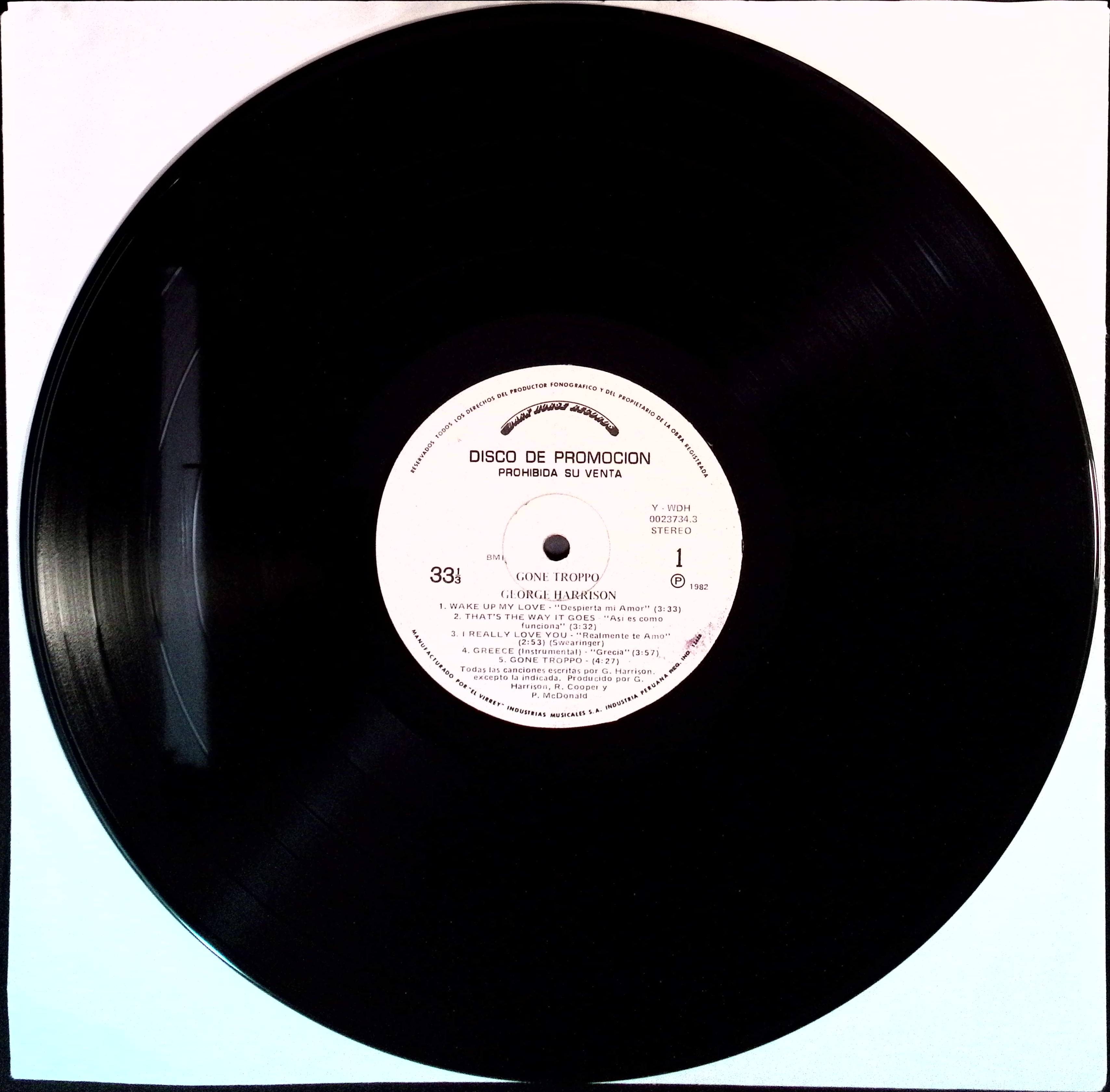 George Harrison - Gone Troppo (Peru)