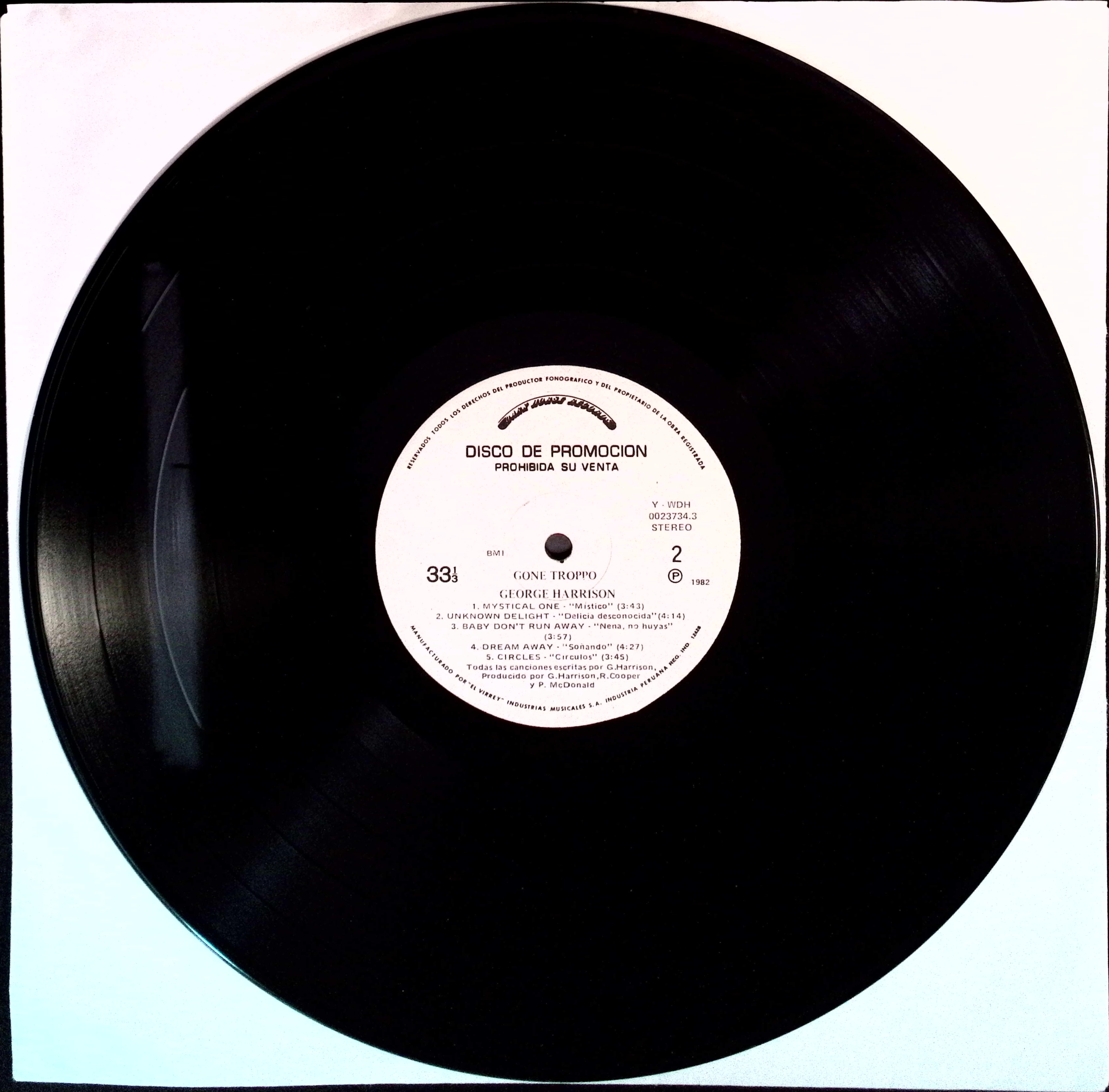 George Harrison - Gone Troppo (Peru)