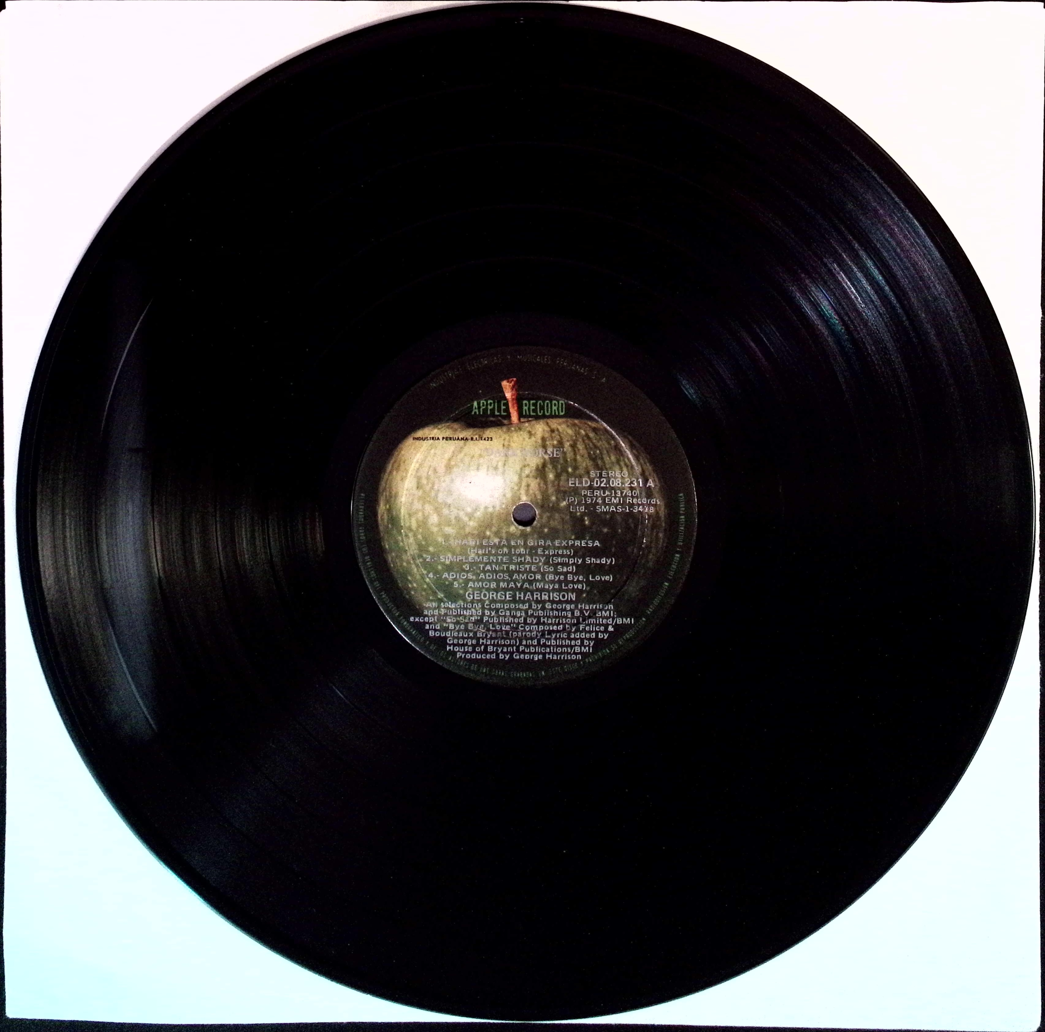 George Harrison - Dark Horse (Peru)