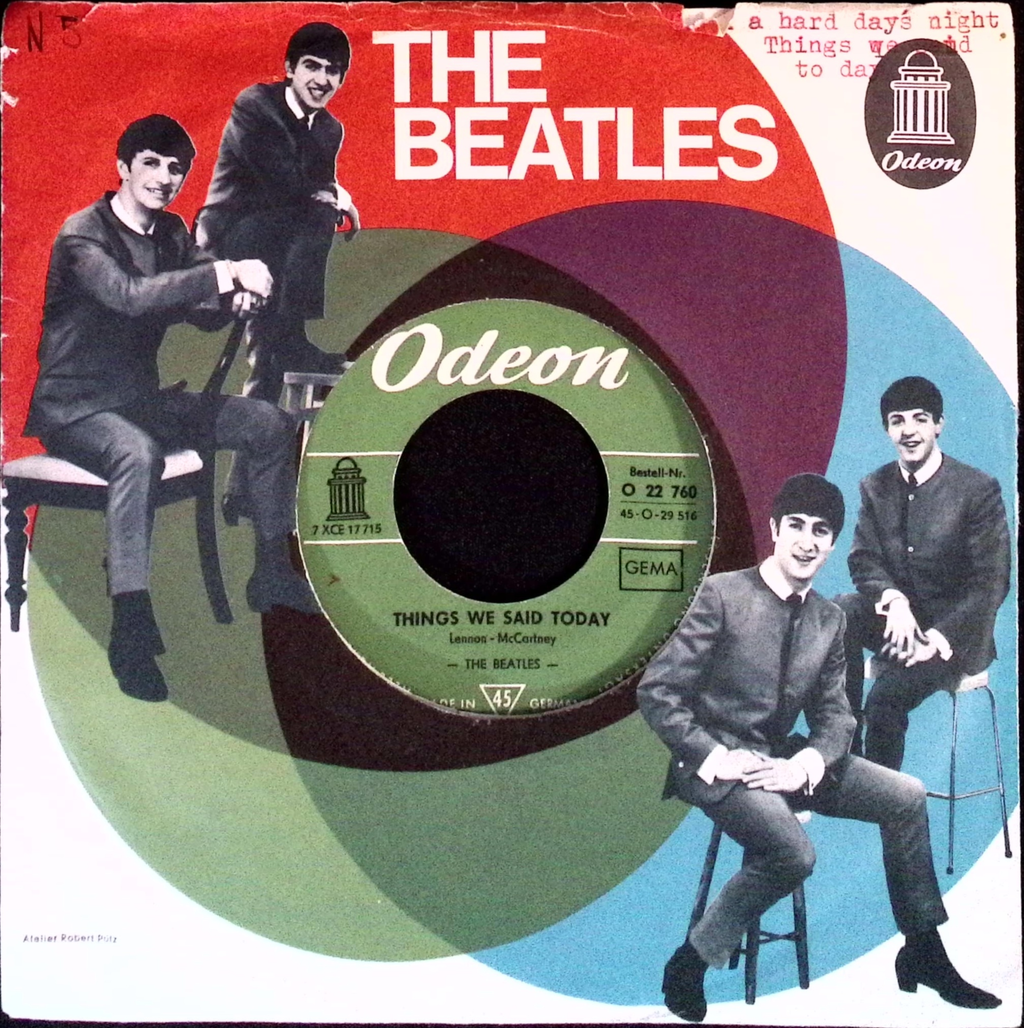 The Beatles - A Hard Day's Night / Things We Said Today (Germany)