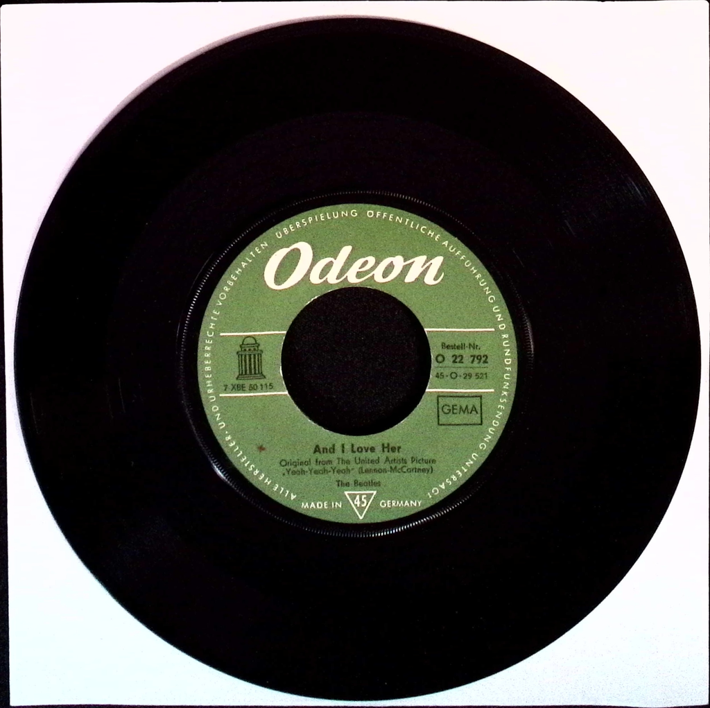 The Beatles - I Should Have Known Better / And I Love Her  (Germany)