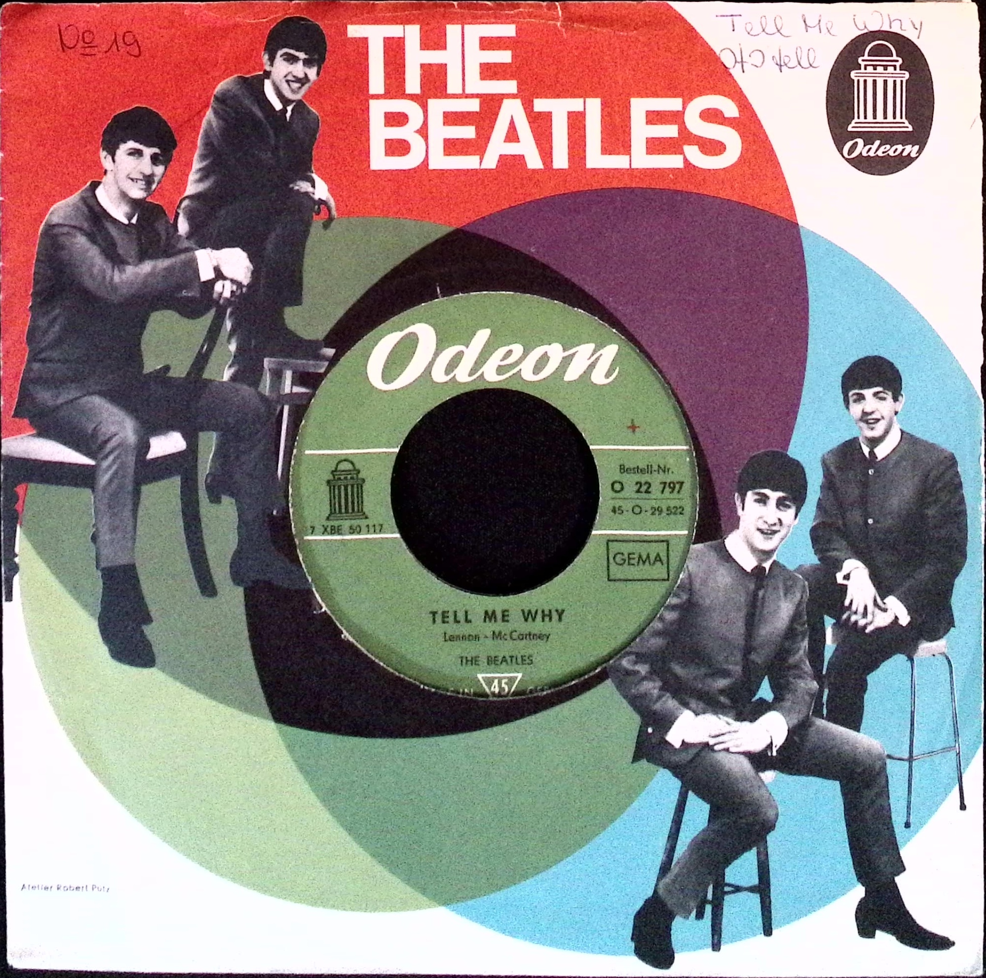 The Beatles - If I Fell / Tell Me Why (Germany)