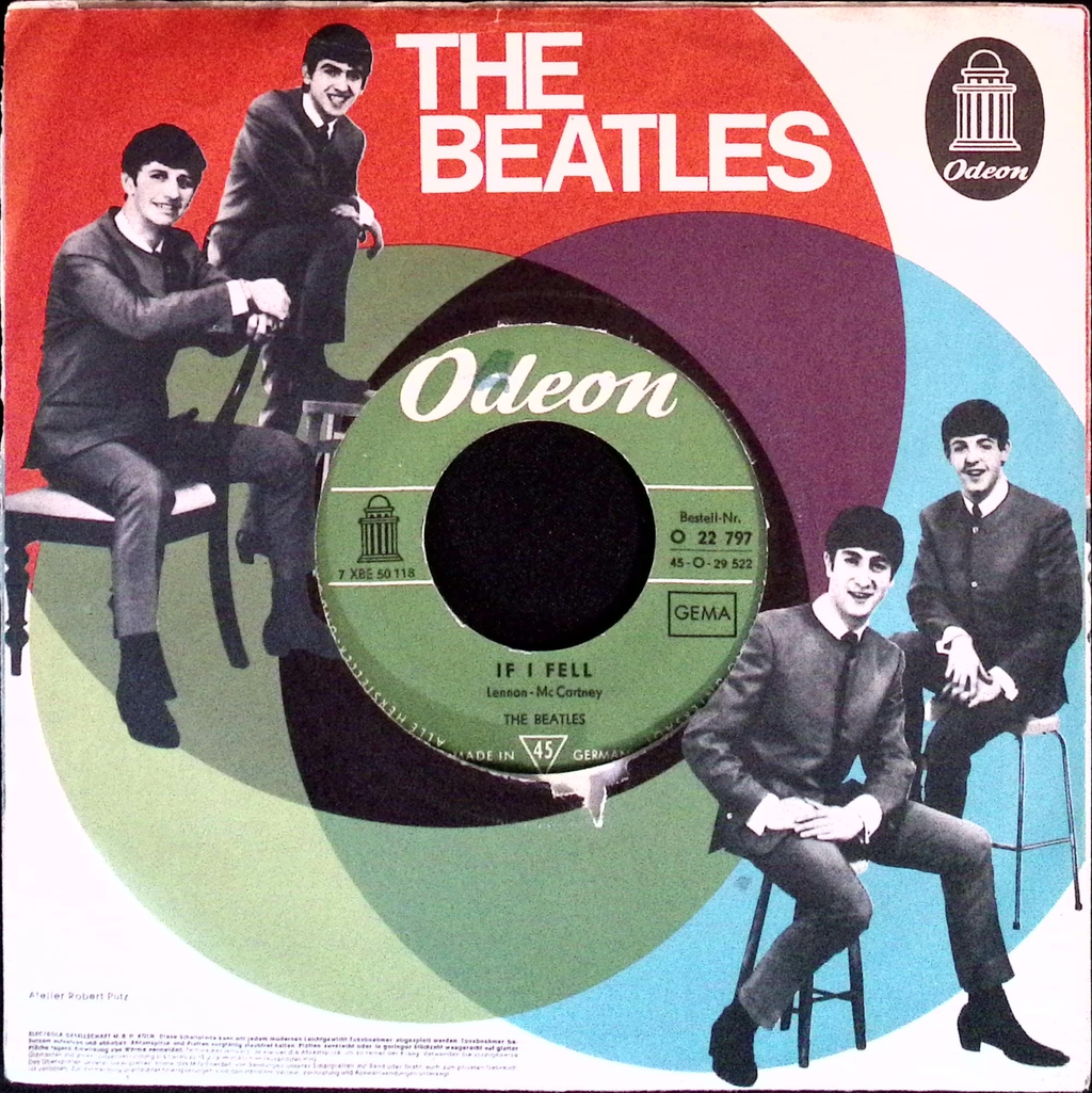The Beatles - If I Fell / Tell Me Why (Germany)