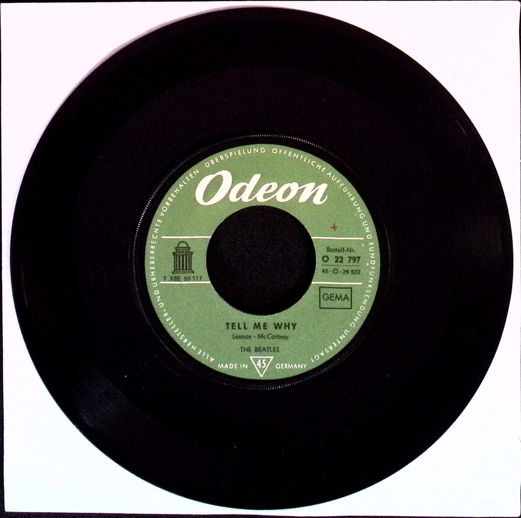 The Beatles - If I Fell / Tell Me Why (Germany)