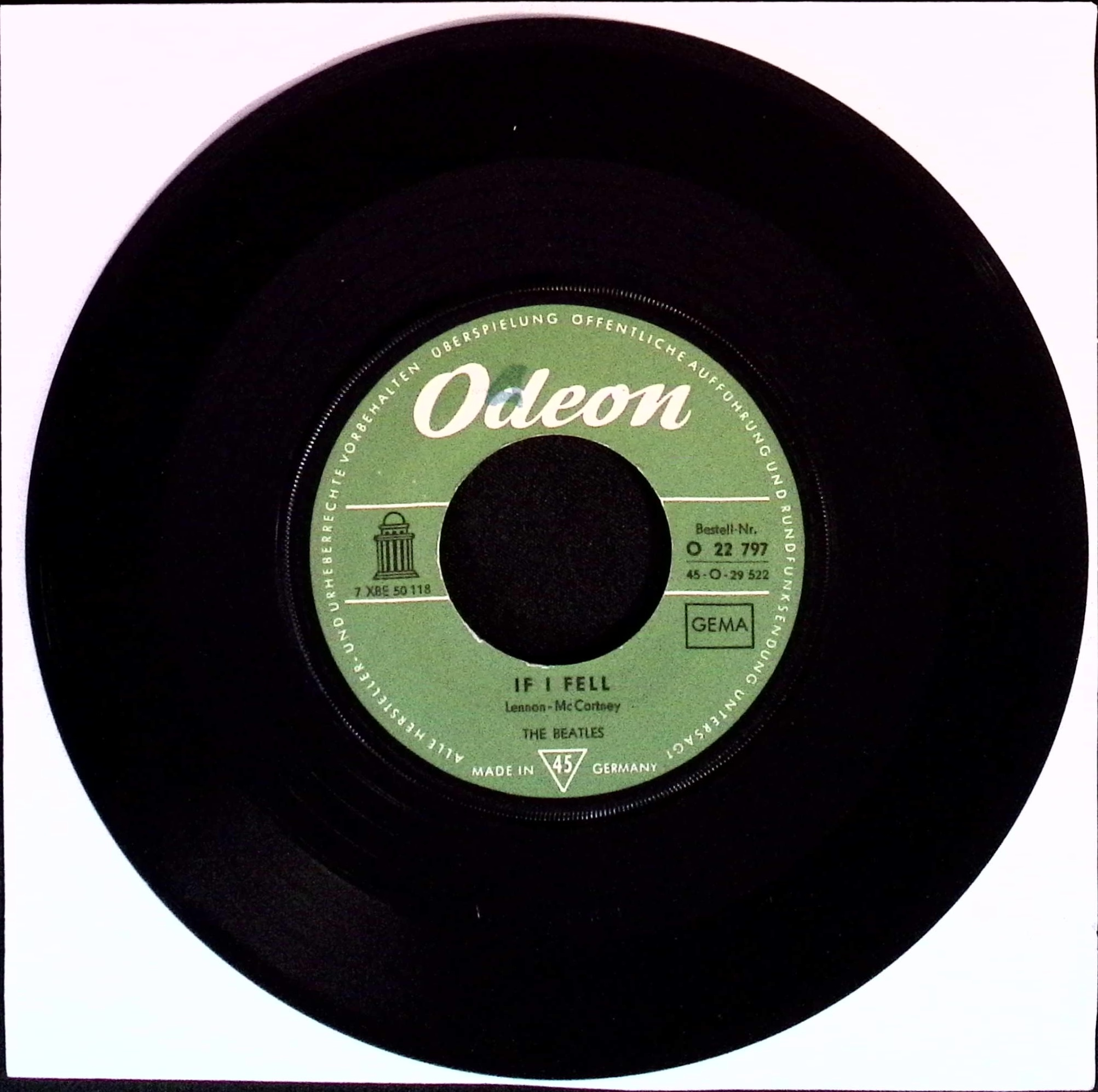 The Beatles - If I Fell / Tell Me Why (Germany)
