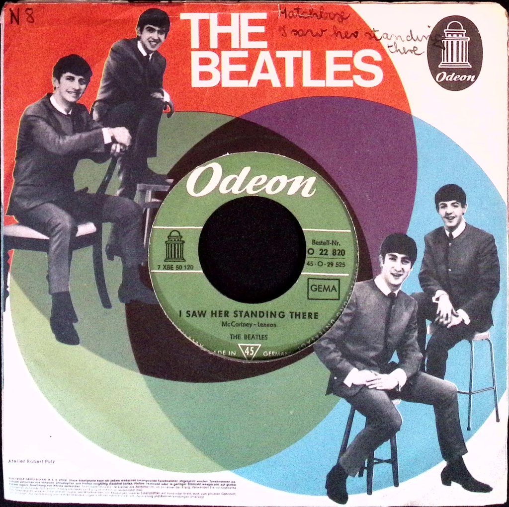 The Beatles - I Saw Here Standing There / Matchbox (Germany)